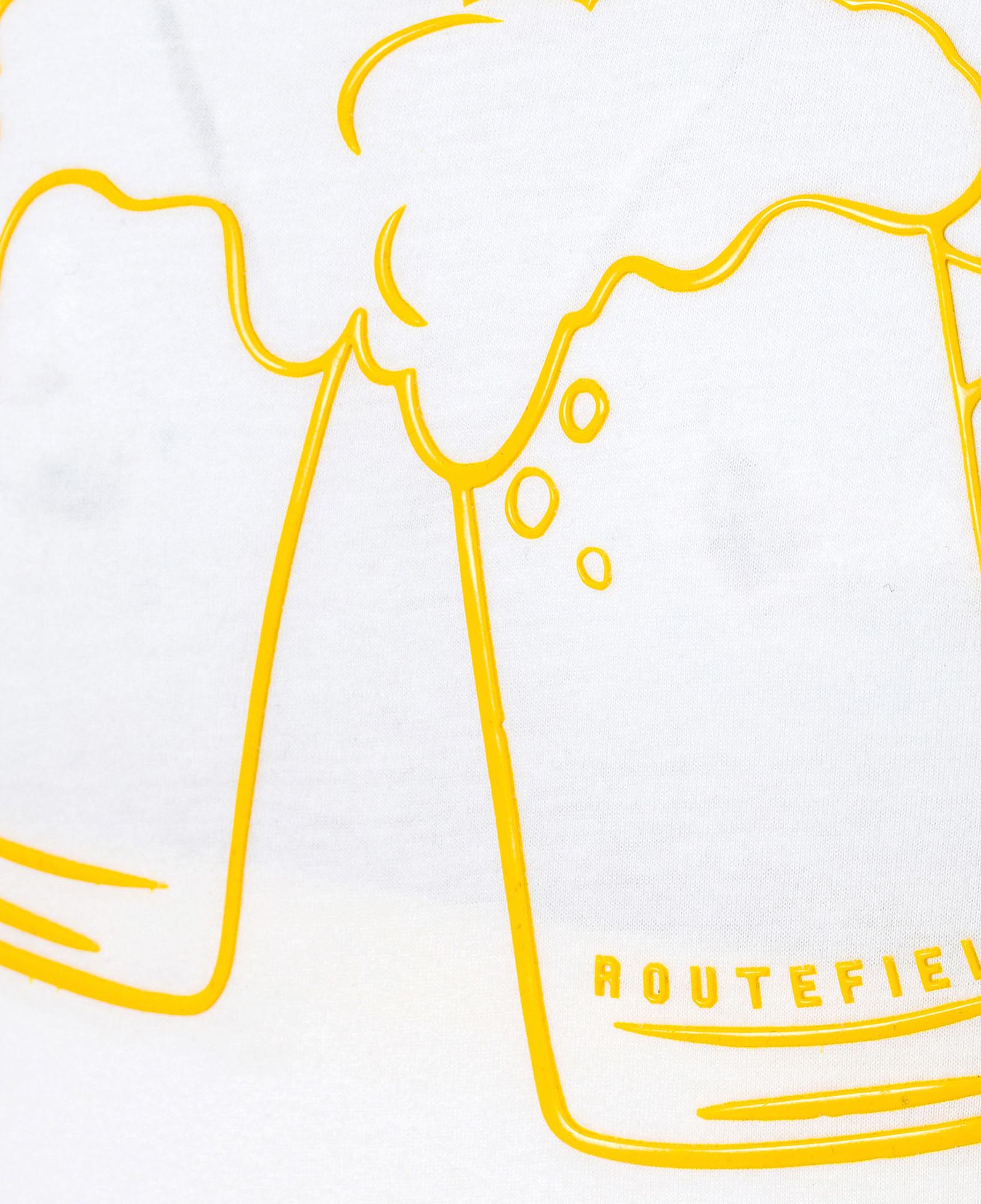 Routefield Trub Erkek Beyaz Tişört