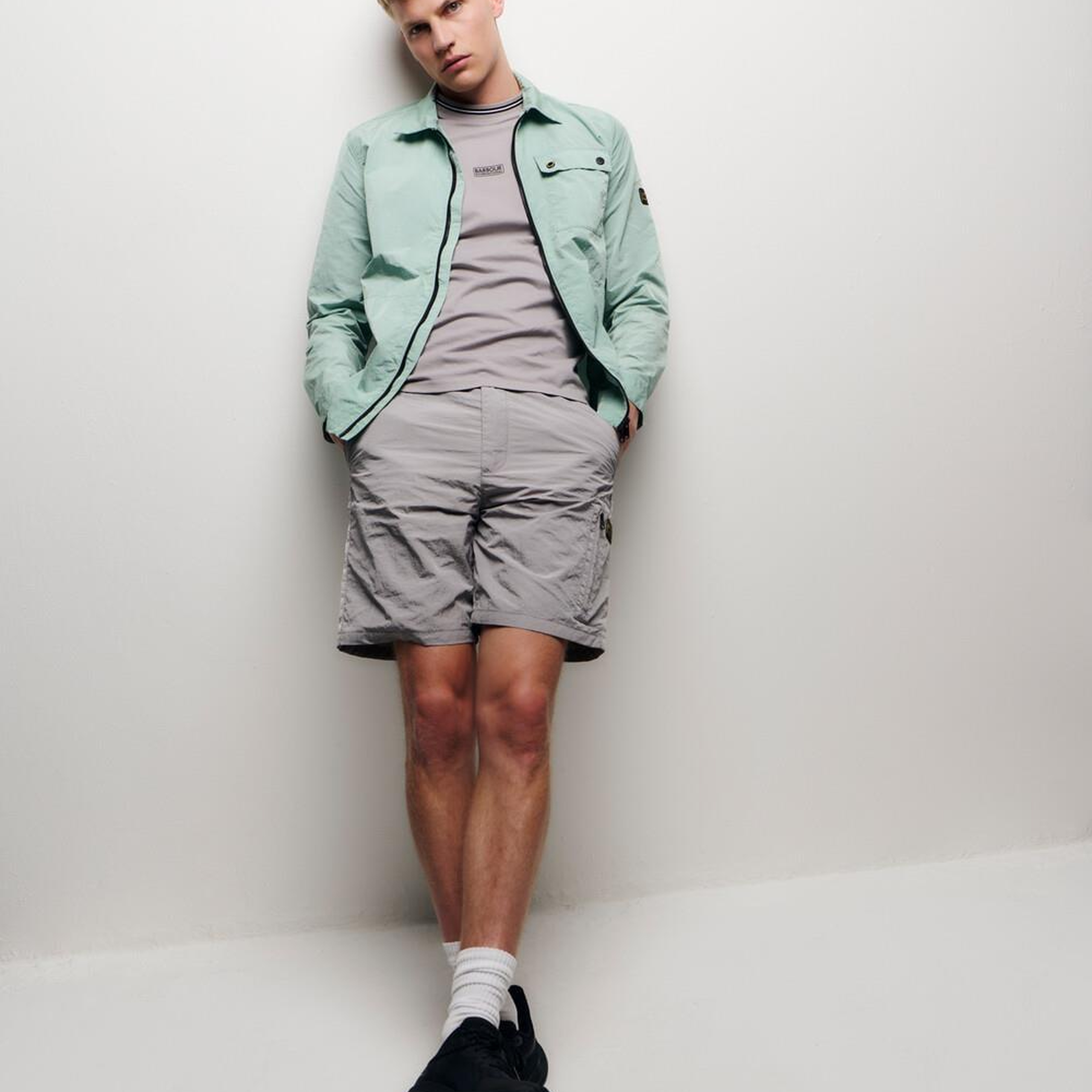 B.Intl Logo Tipped T-Shirt