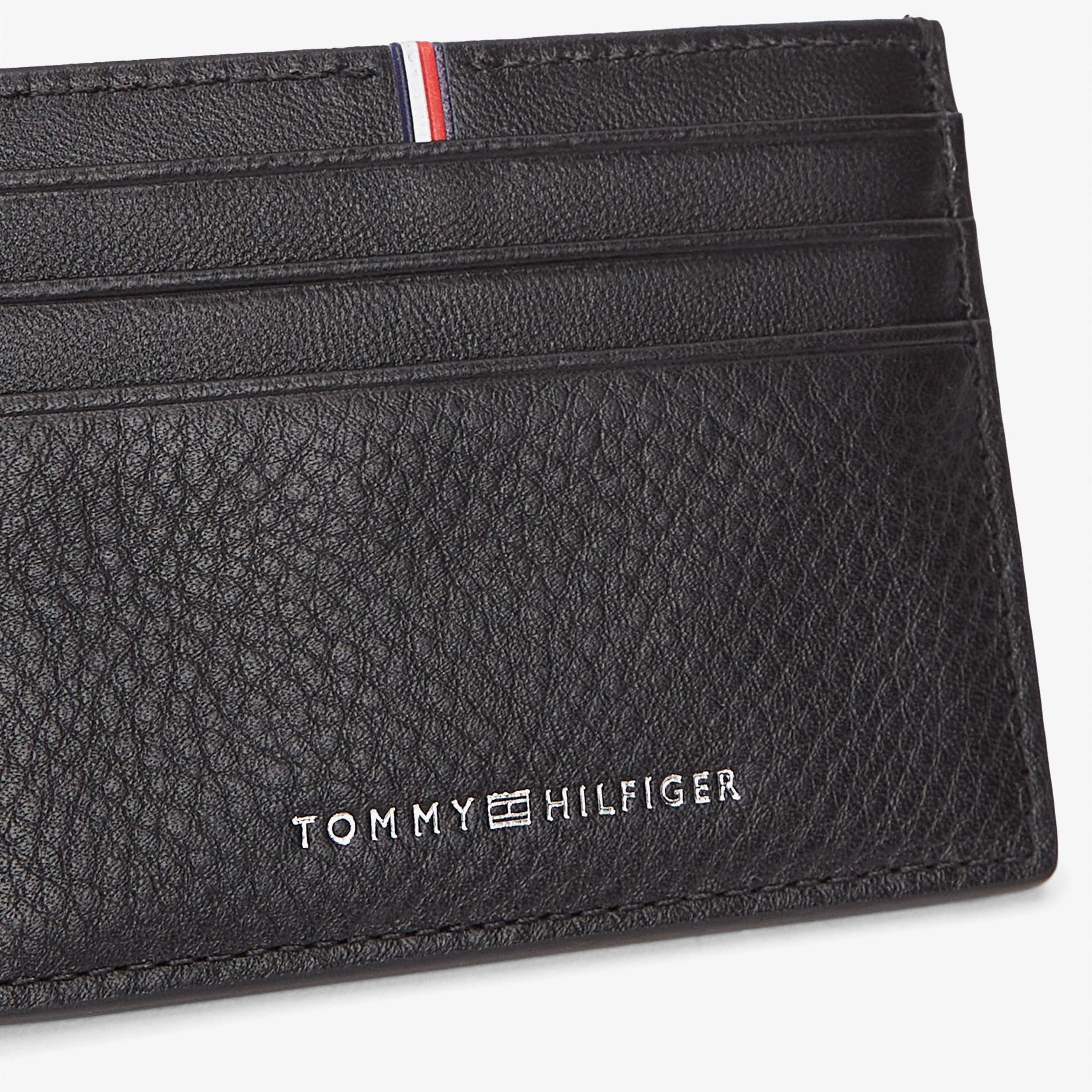 Tommy Hilfiger Corp Erkek Siyah Kartlık