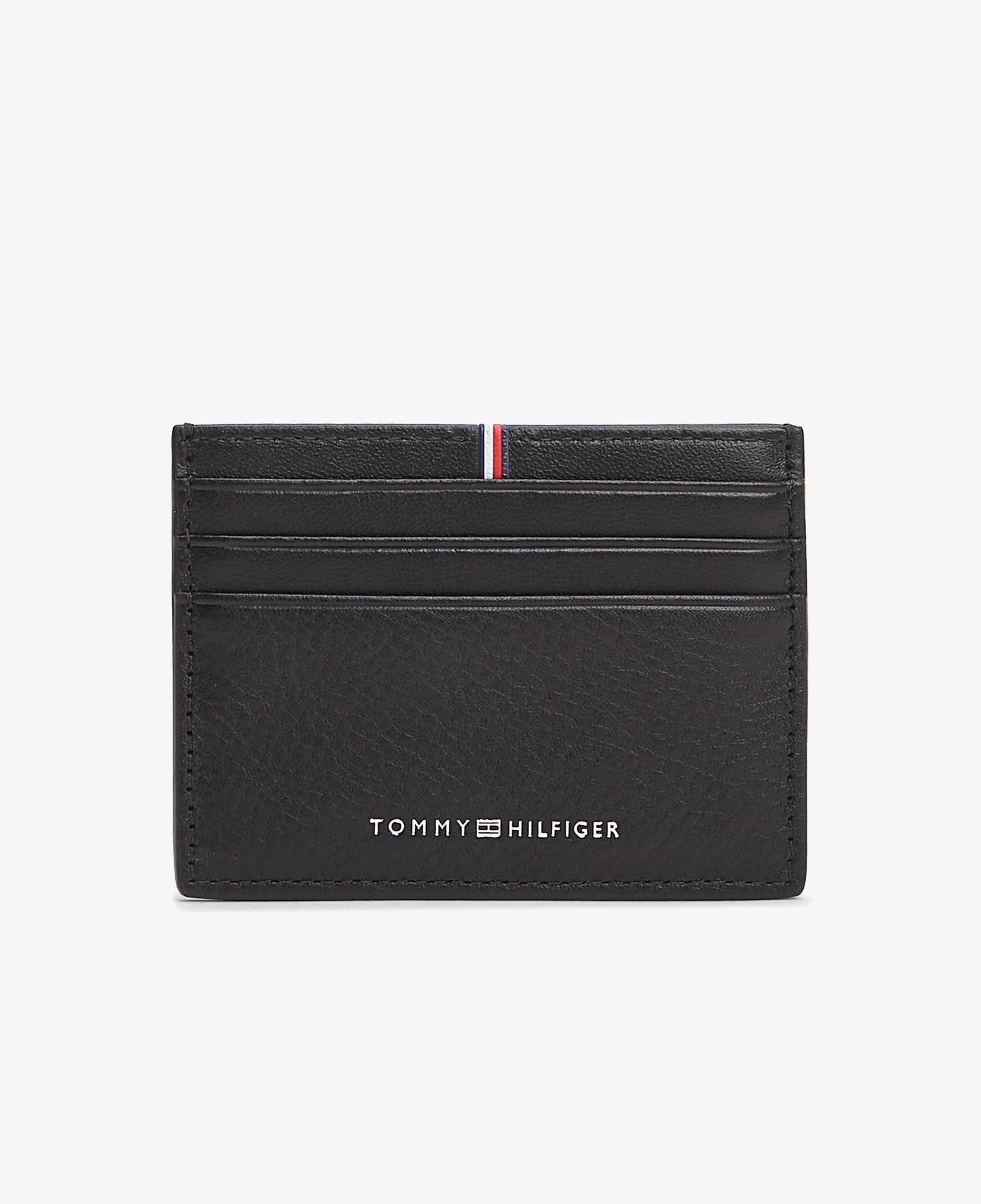 Tommy Hilfiger Corp Erkek Siyah Kartlık