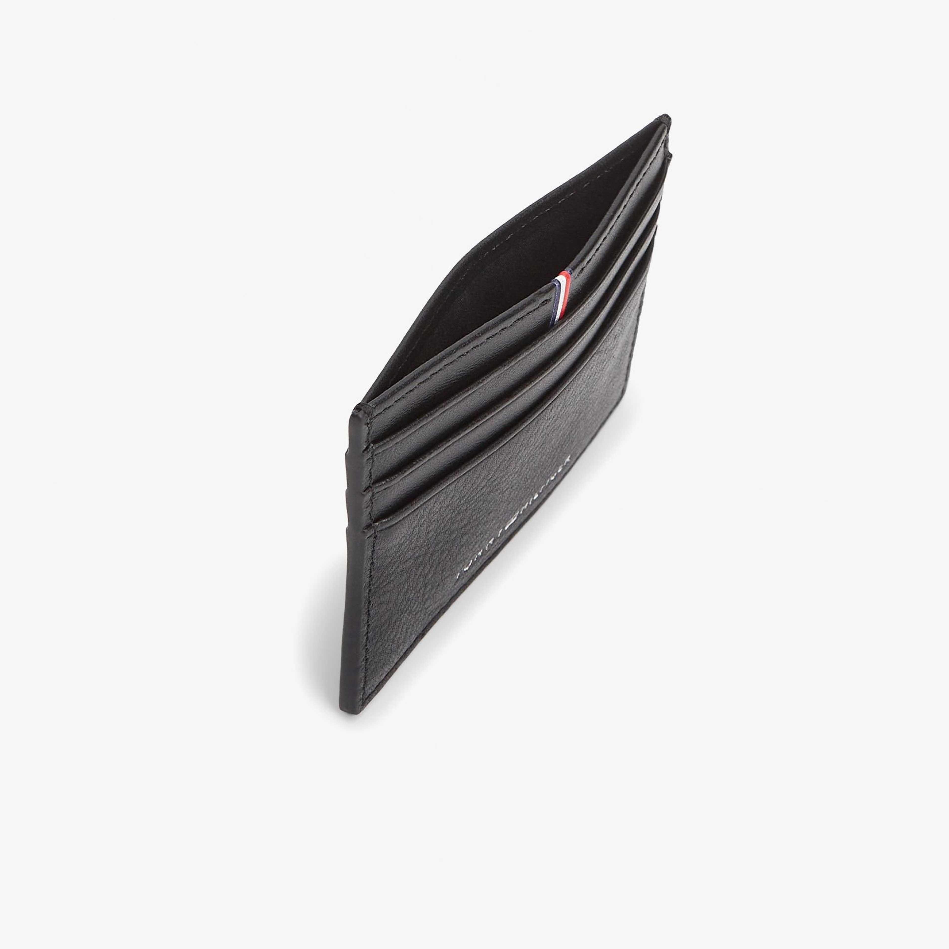 Tommy Hilfiger Corp Erkek Siyah Kartlık