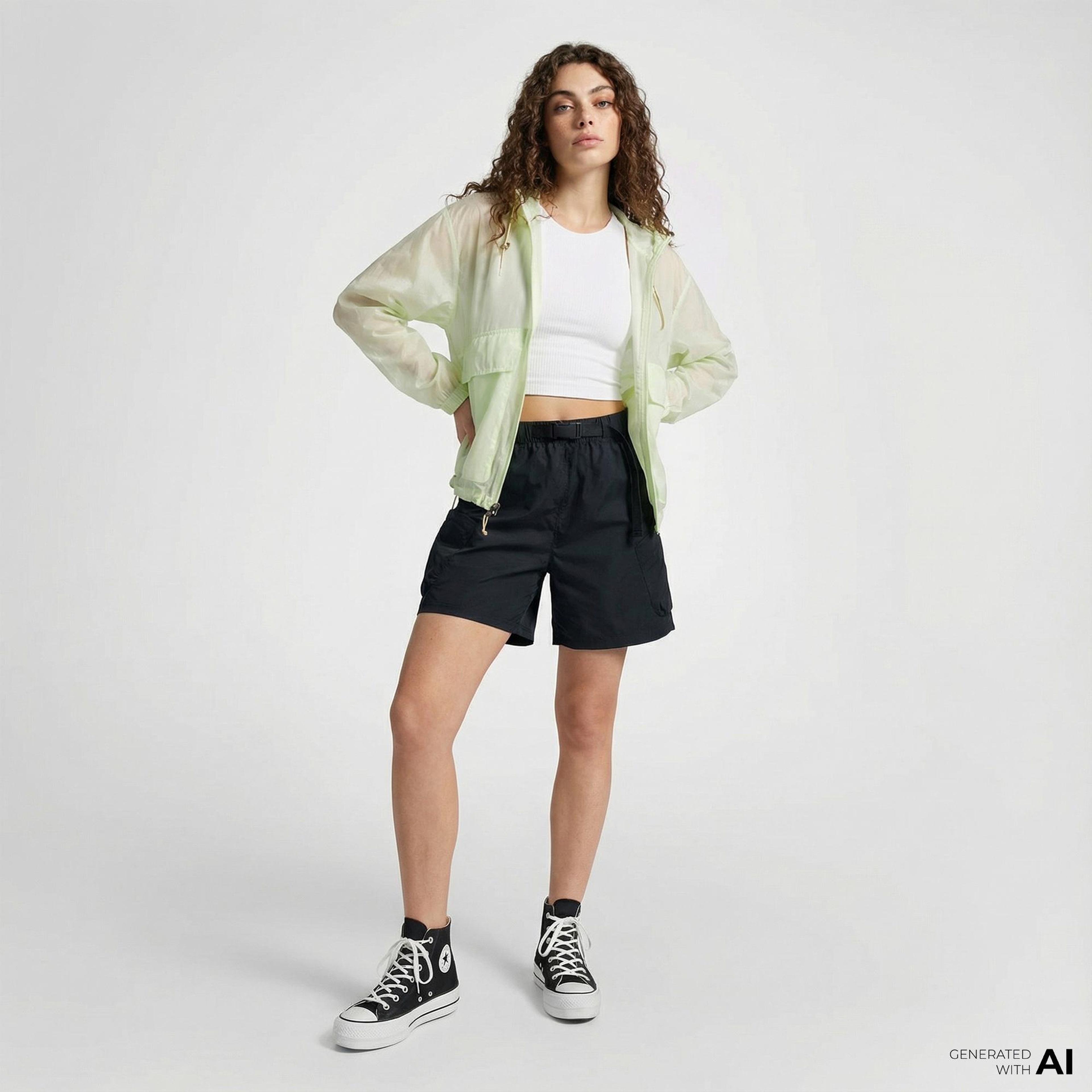 Converse Utility Kadın Siyah Şort