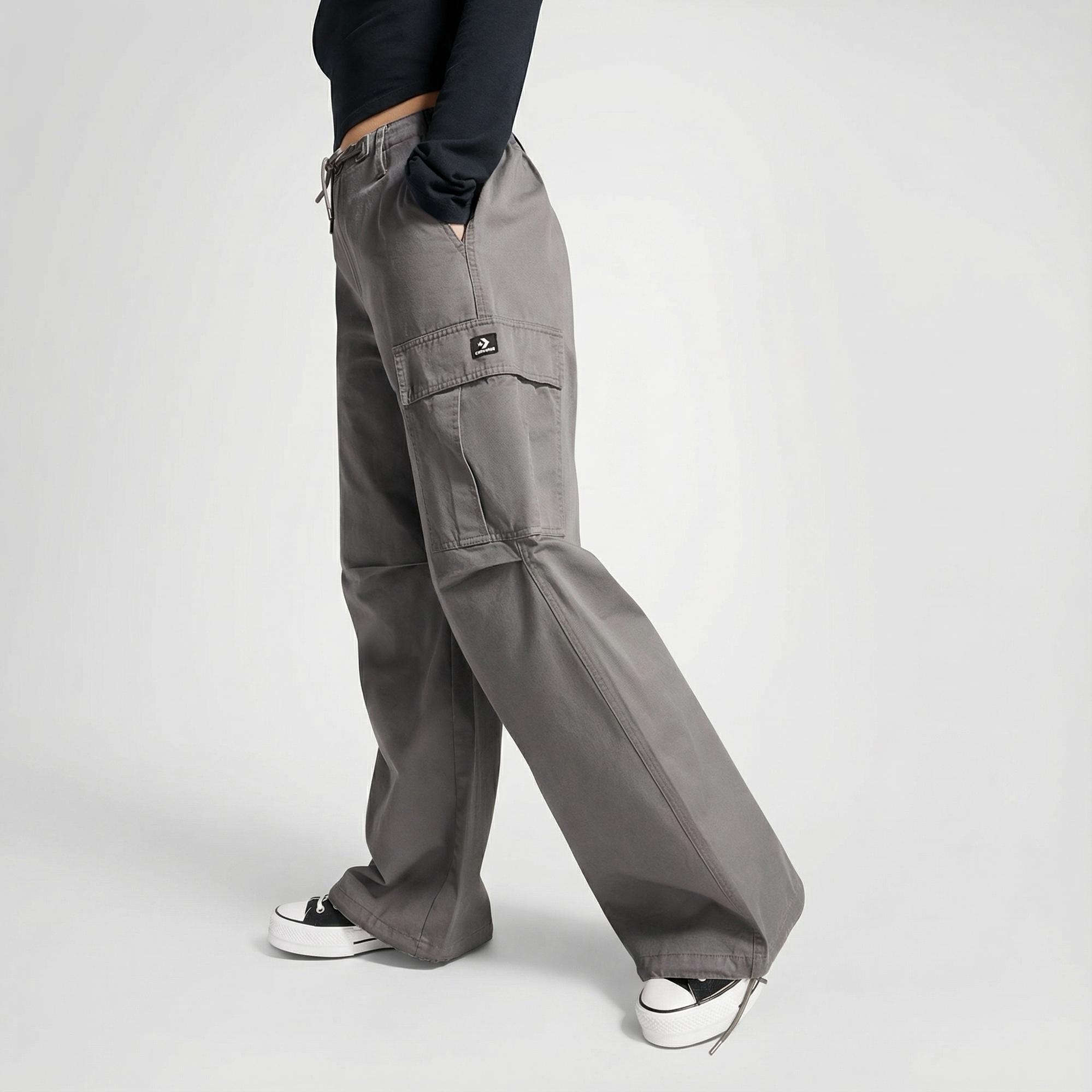 Converse Cargo Kadın Gri Pantolon