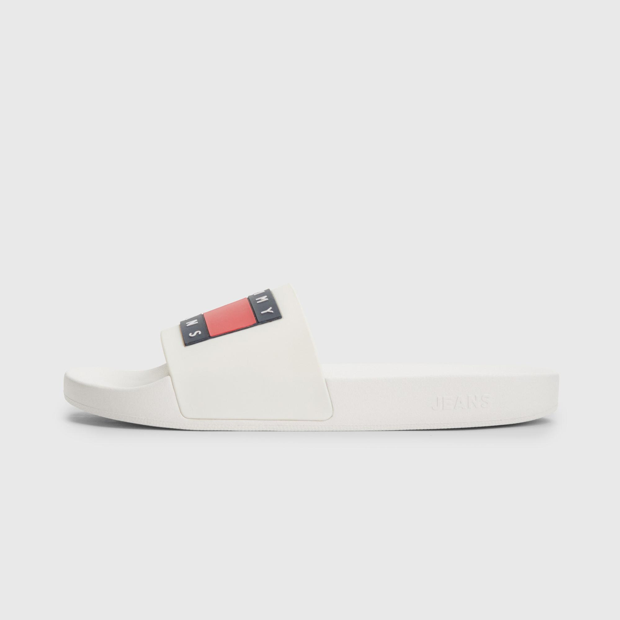 Tommy Hilfiger Aqua Erkek Beyaz Terlik