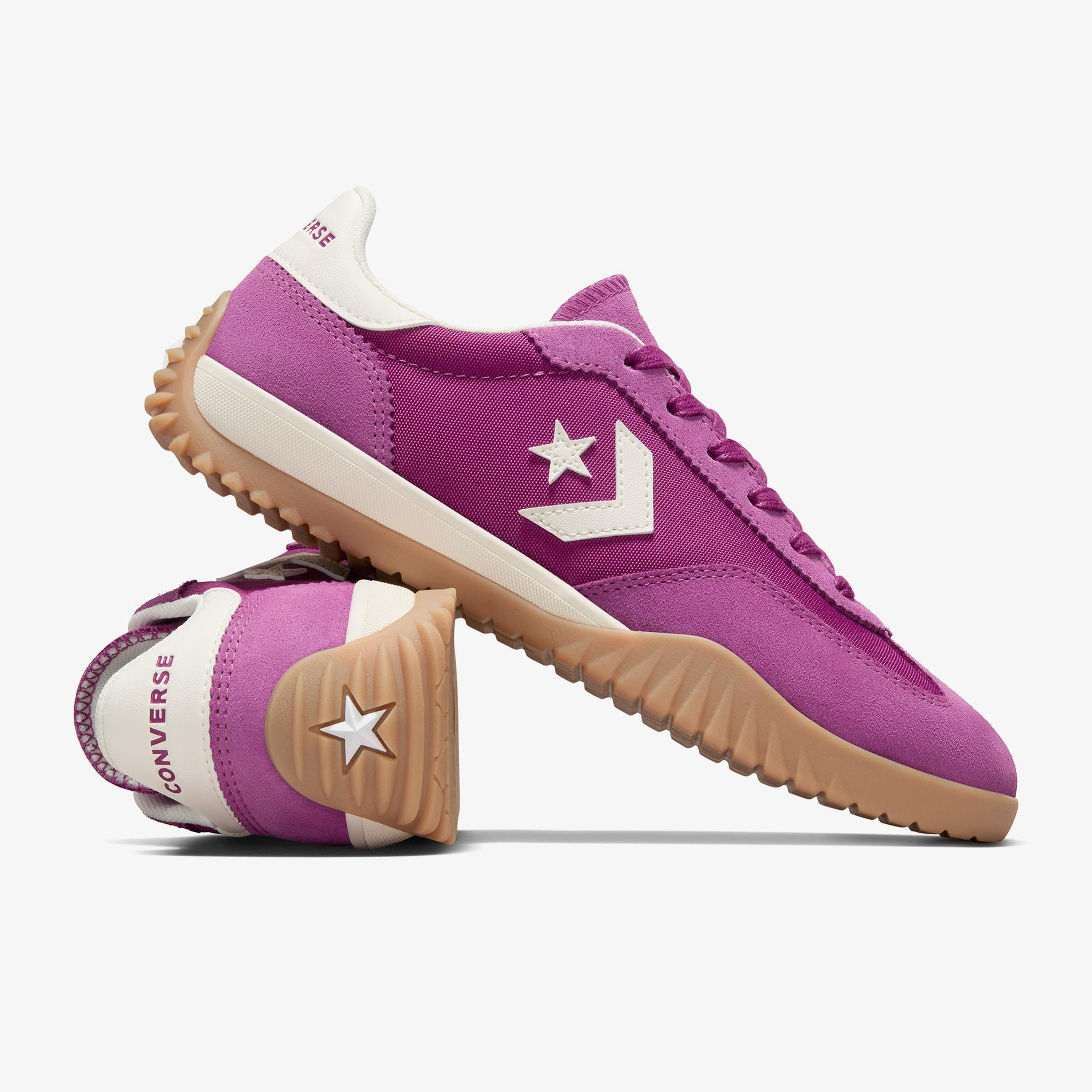 Converse Run Star Trainer Unisex Mor Süet Sneaker