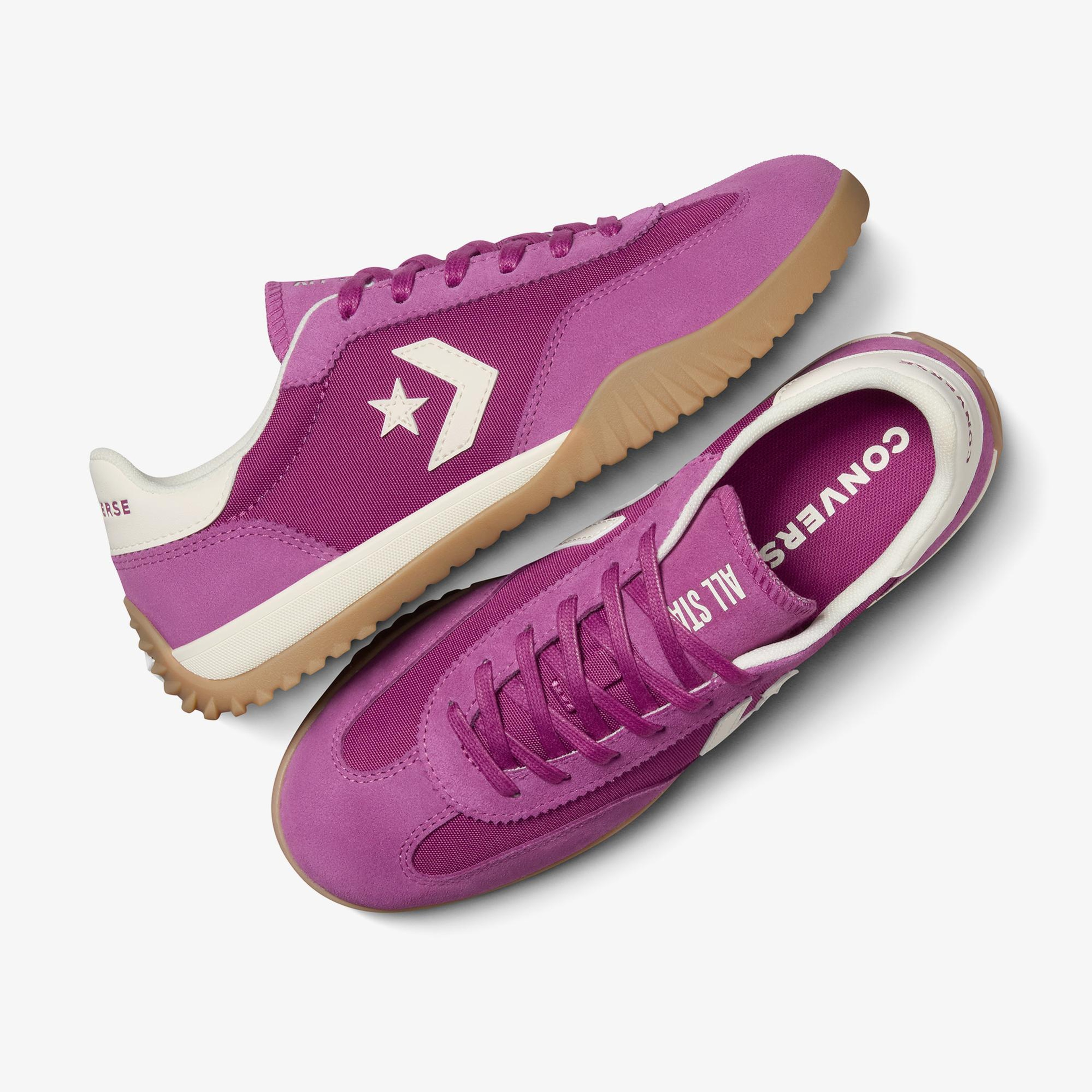 Converse Run Star Trainer Unisex Mor Süet Sneaker