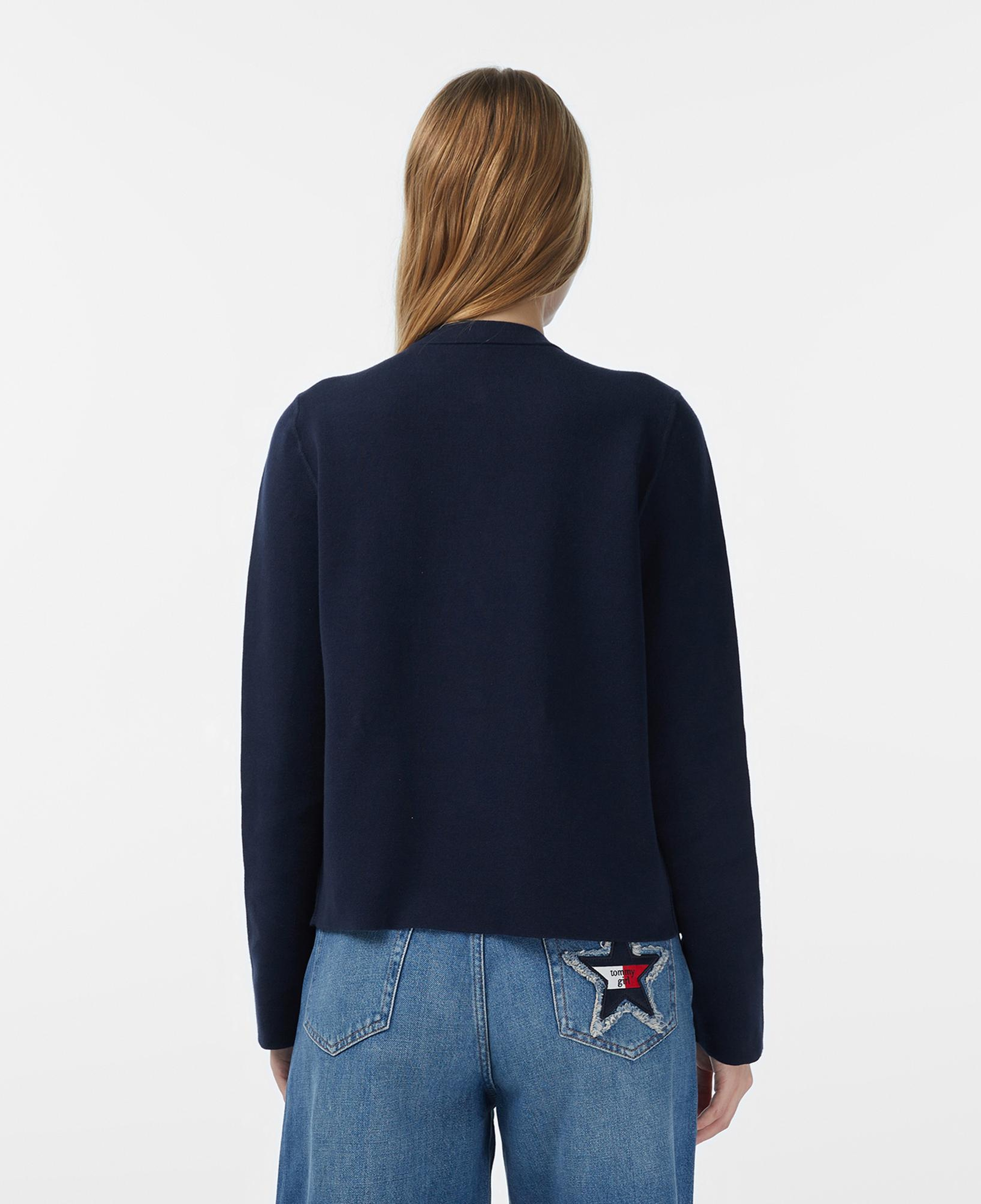 Tommy Hilfiger Reversible Cardi Kadın Lacivert Hırka