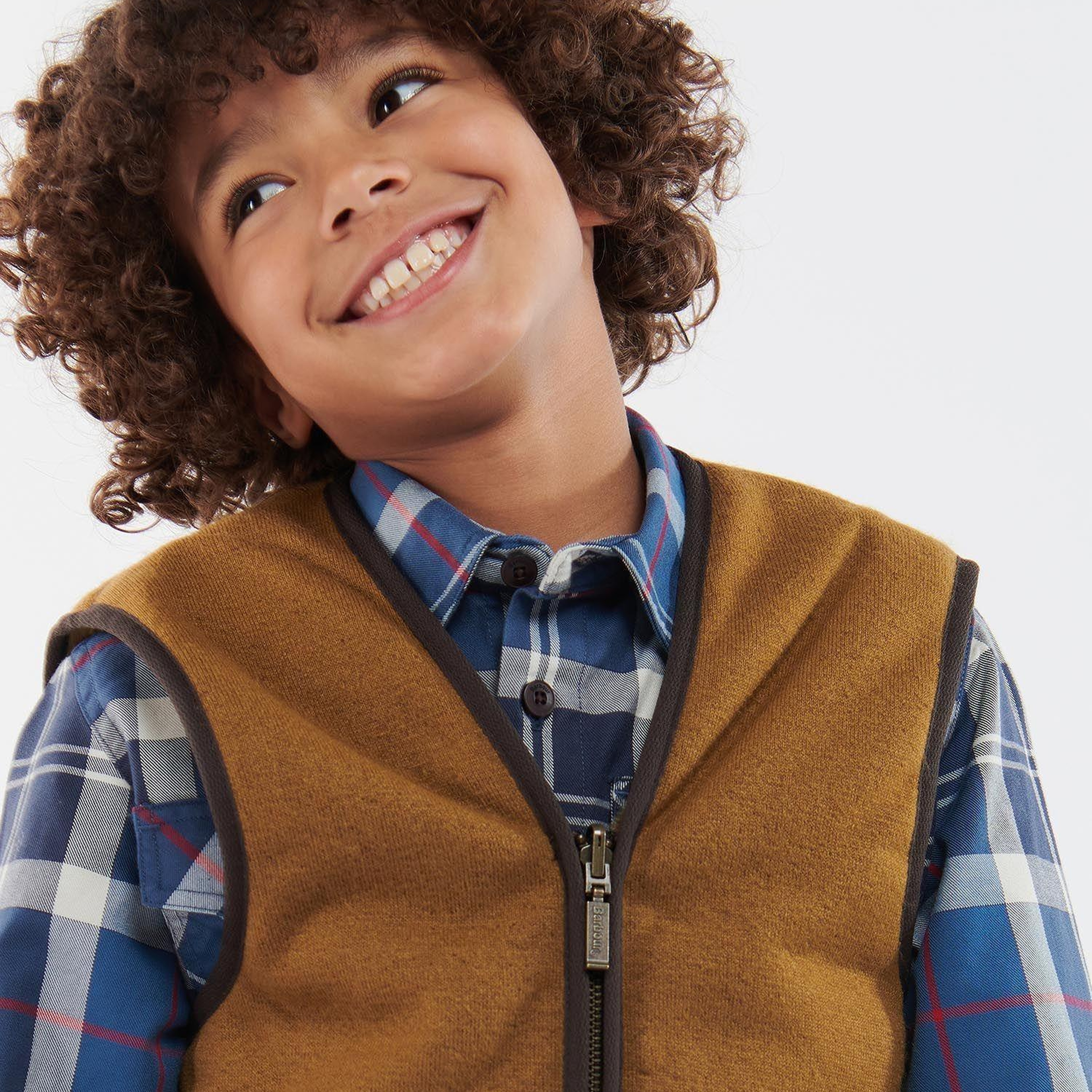 Barbour Çocuk Beaufort Yelek/Fermuarlı Astar