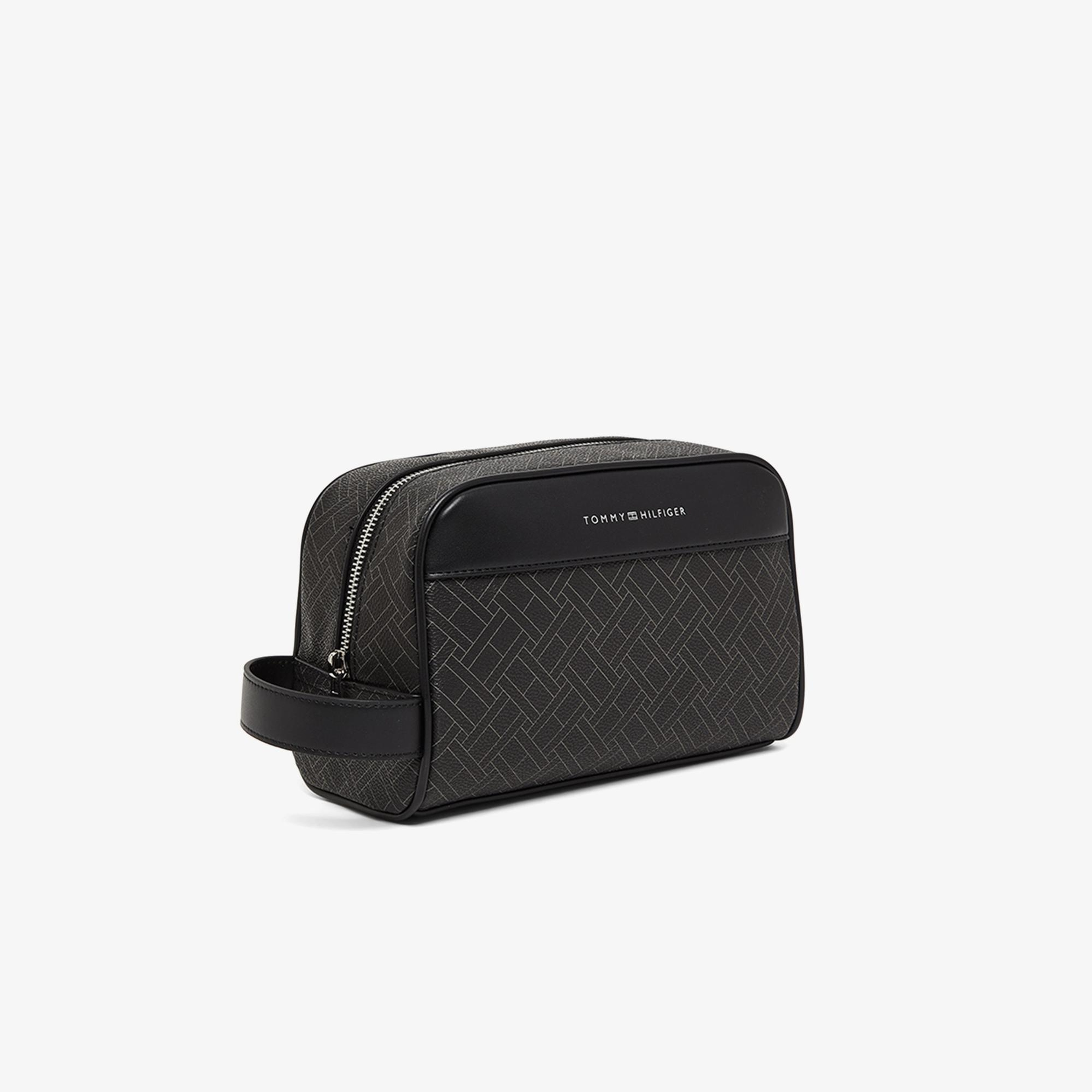 Tommy Hilfiger Flag Monogram Erkek Siyah Sırt Çantası