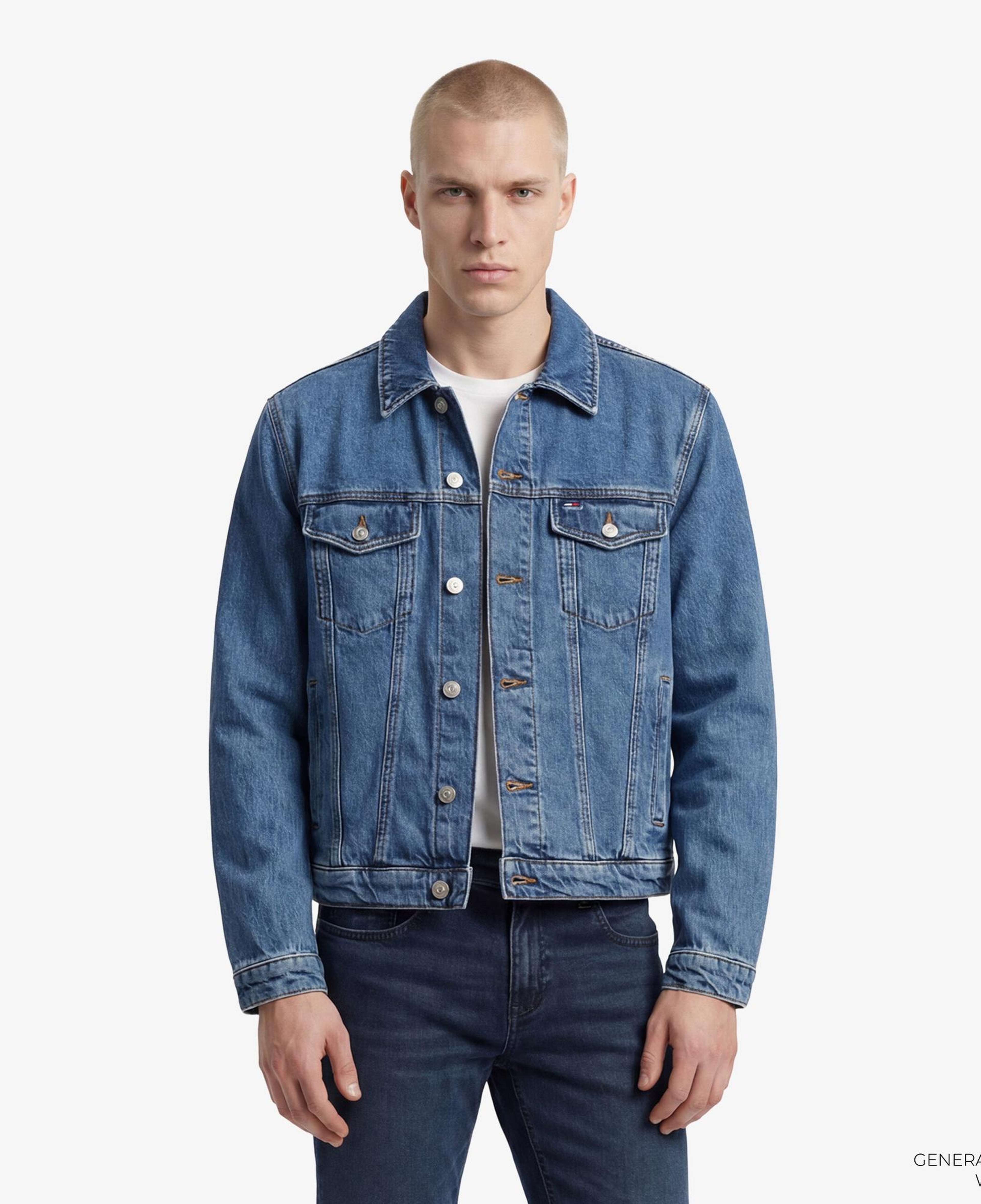 Tommy Hilfiger Authentic Wash Erkek Mavi Ceket