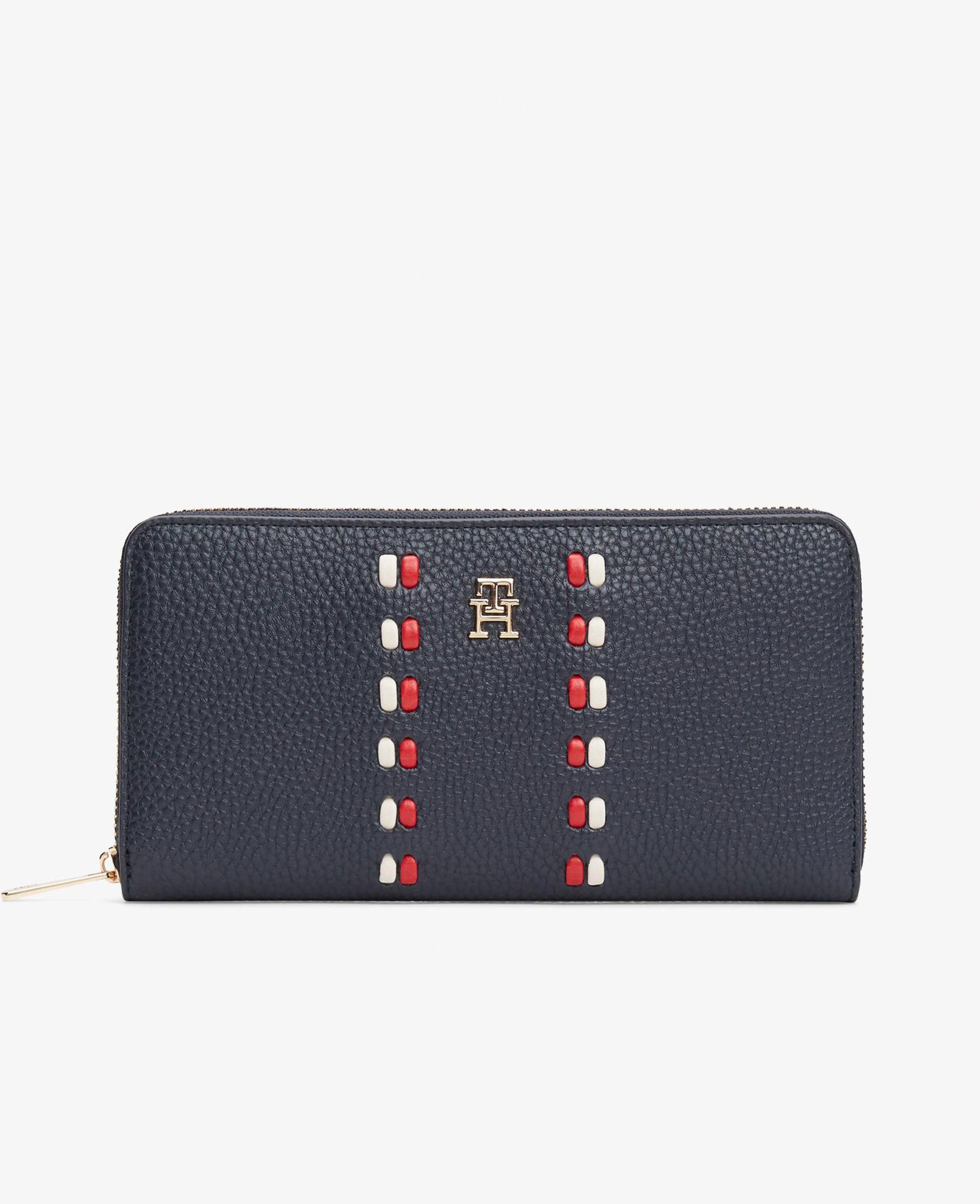 Tommy Hilfiger Icon Corp Kadın Lacivert Cüzdan