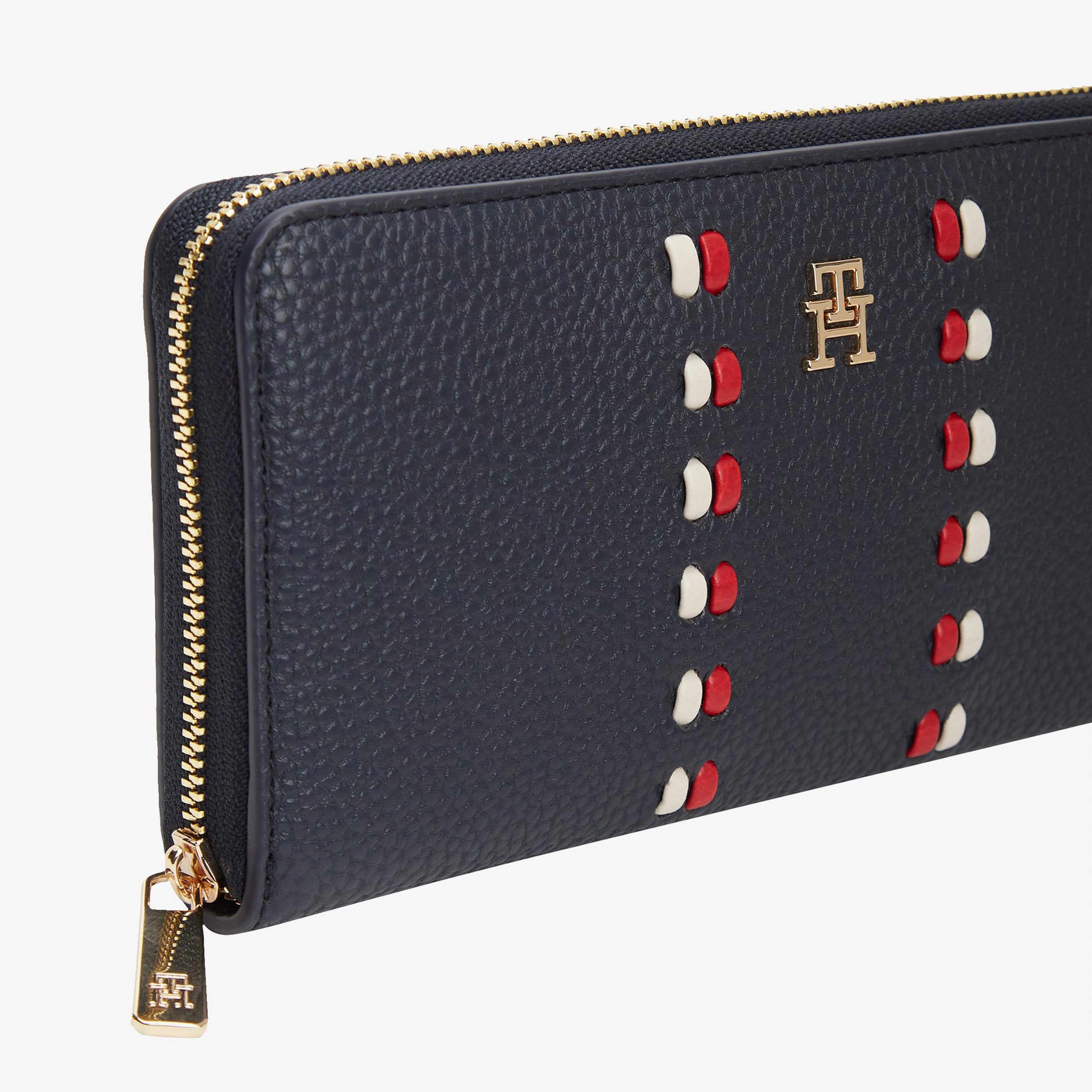 Tommy Hilfiger Icon Corp Kadın Lacivert Cüzdan