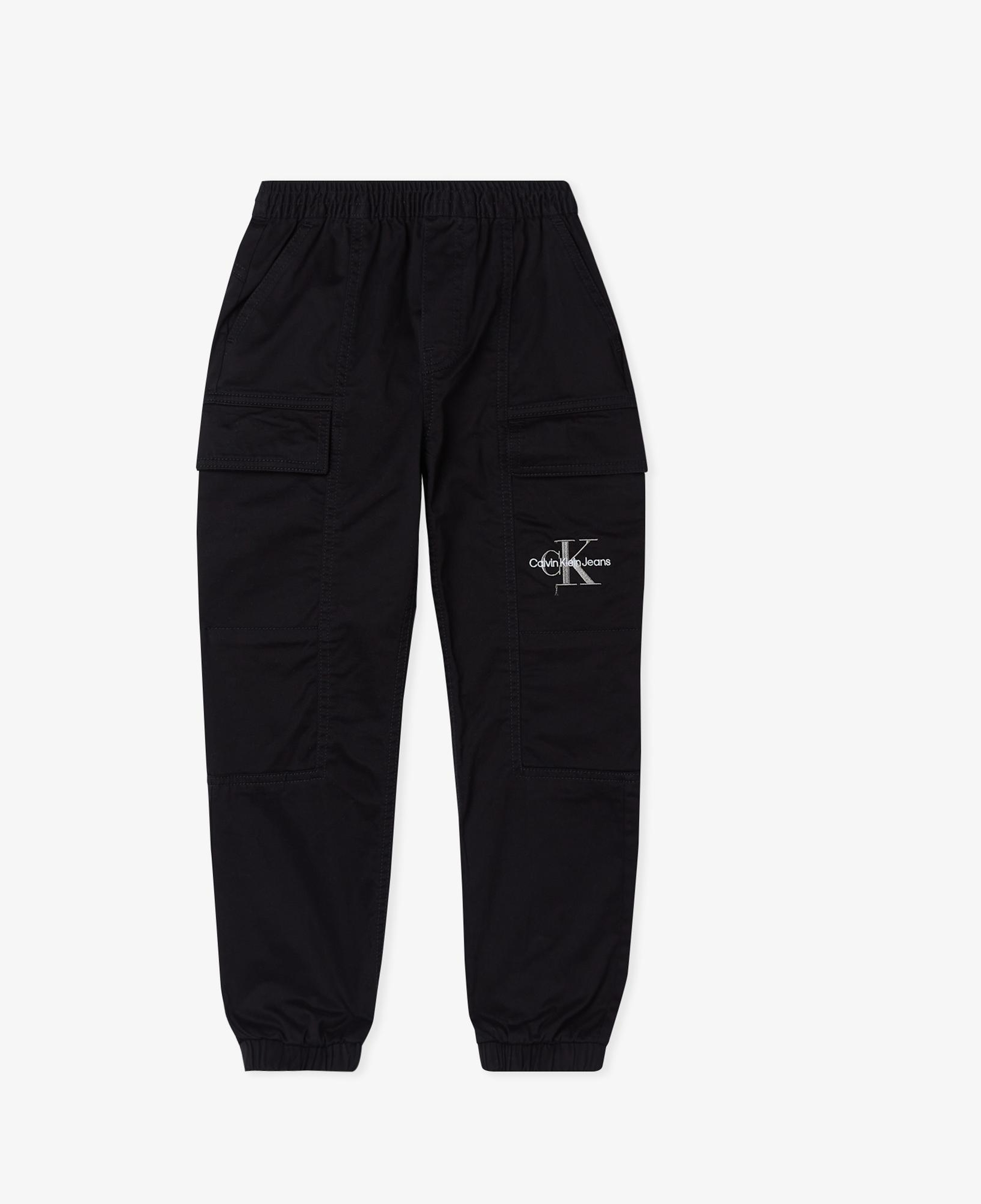 Calvin Klein Essential Woven Cargo Çocuk Siyah Pantolon