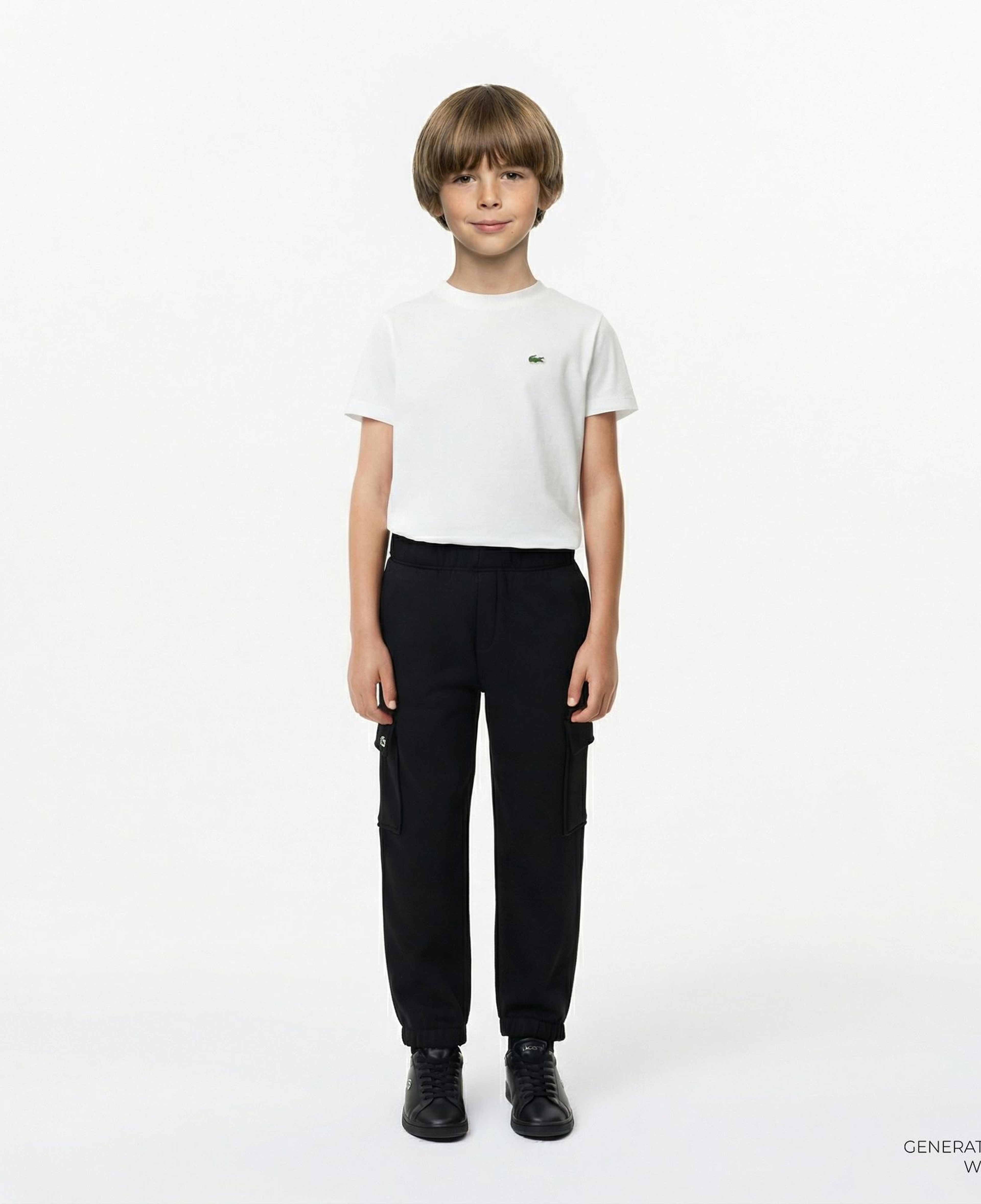 Lacoste Erkek Çocuk Siyah Eşofman Altı