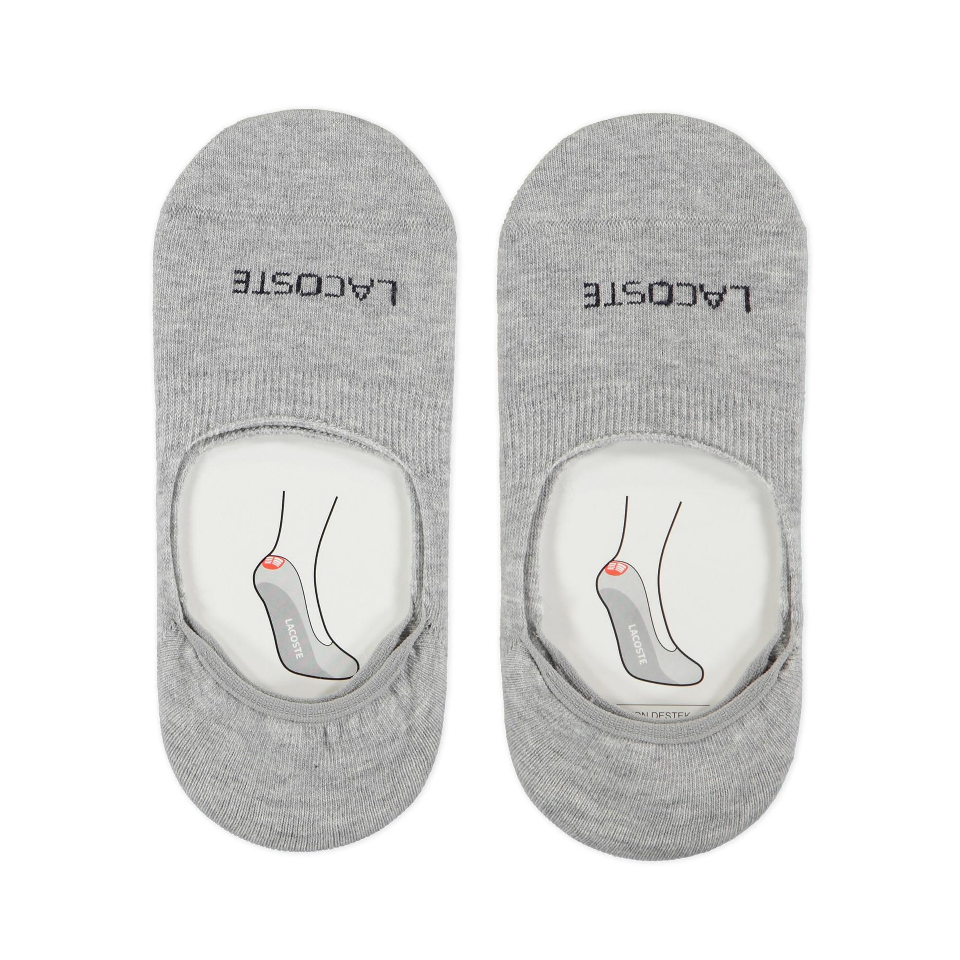 Unisex 2'li Gri Çorap