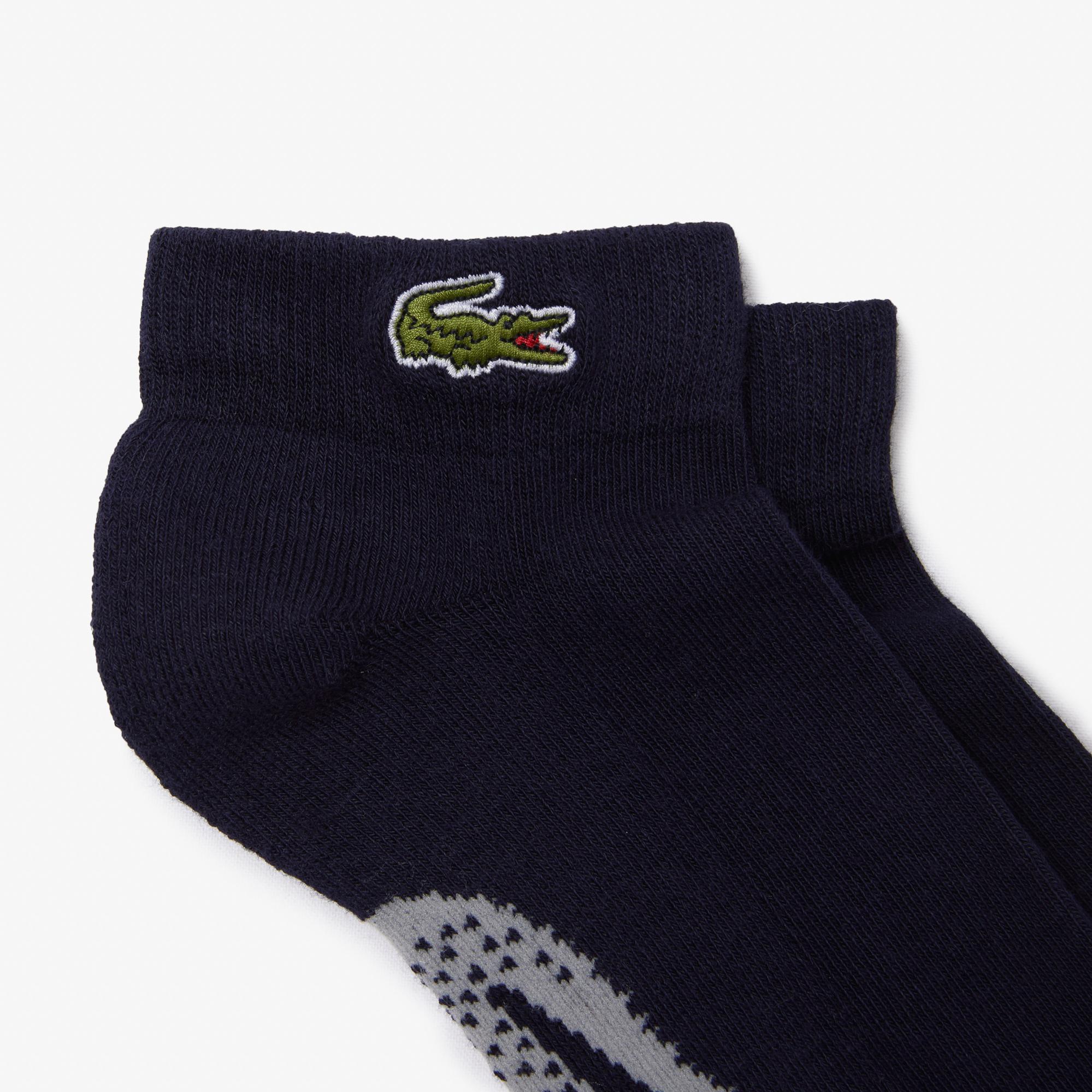Lacoste Erkek Baskılı Lacivert Çorap