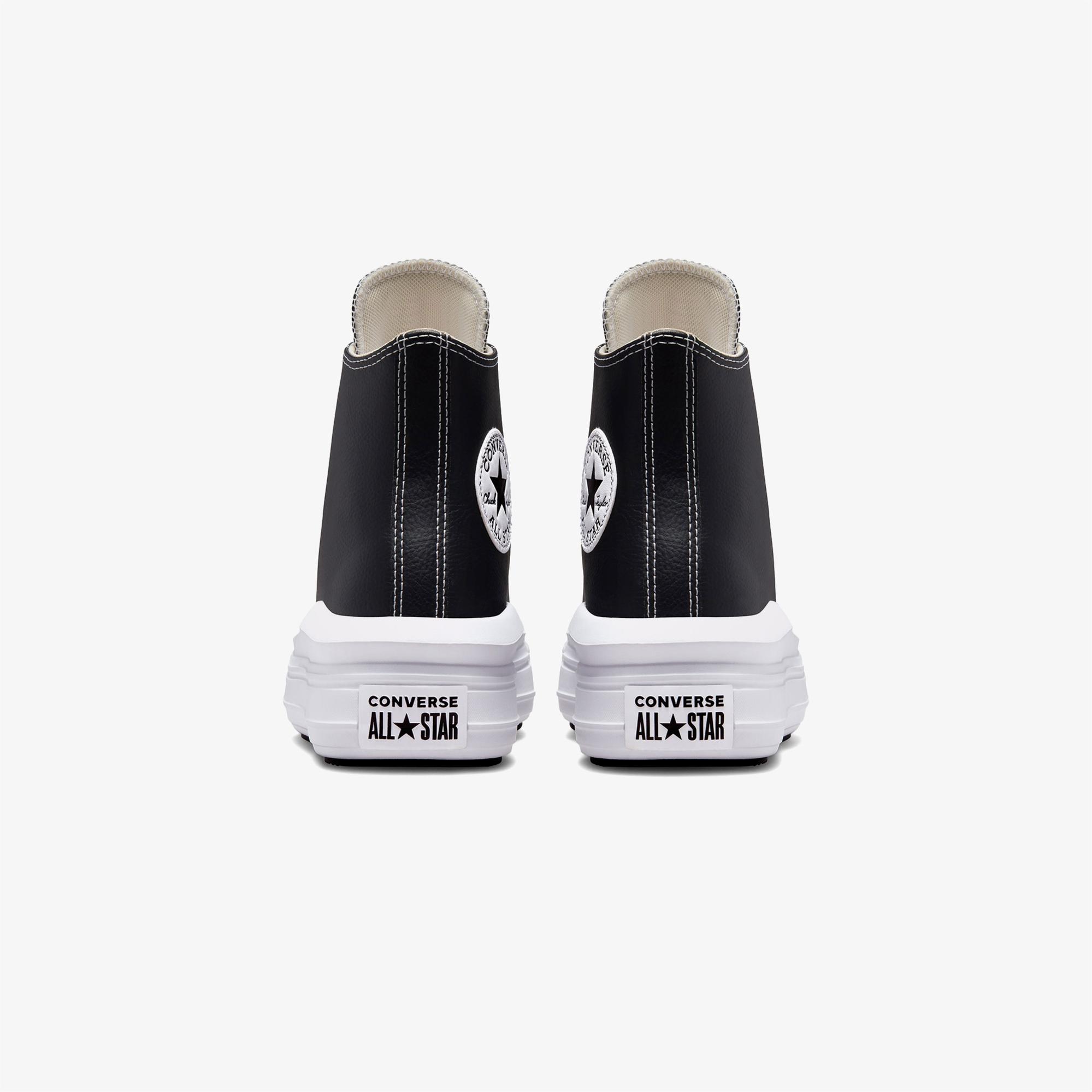 Converse Chuck Taylor All Star Move Platform Foundational Leather Kadın Siyah Sneaker