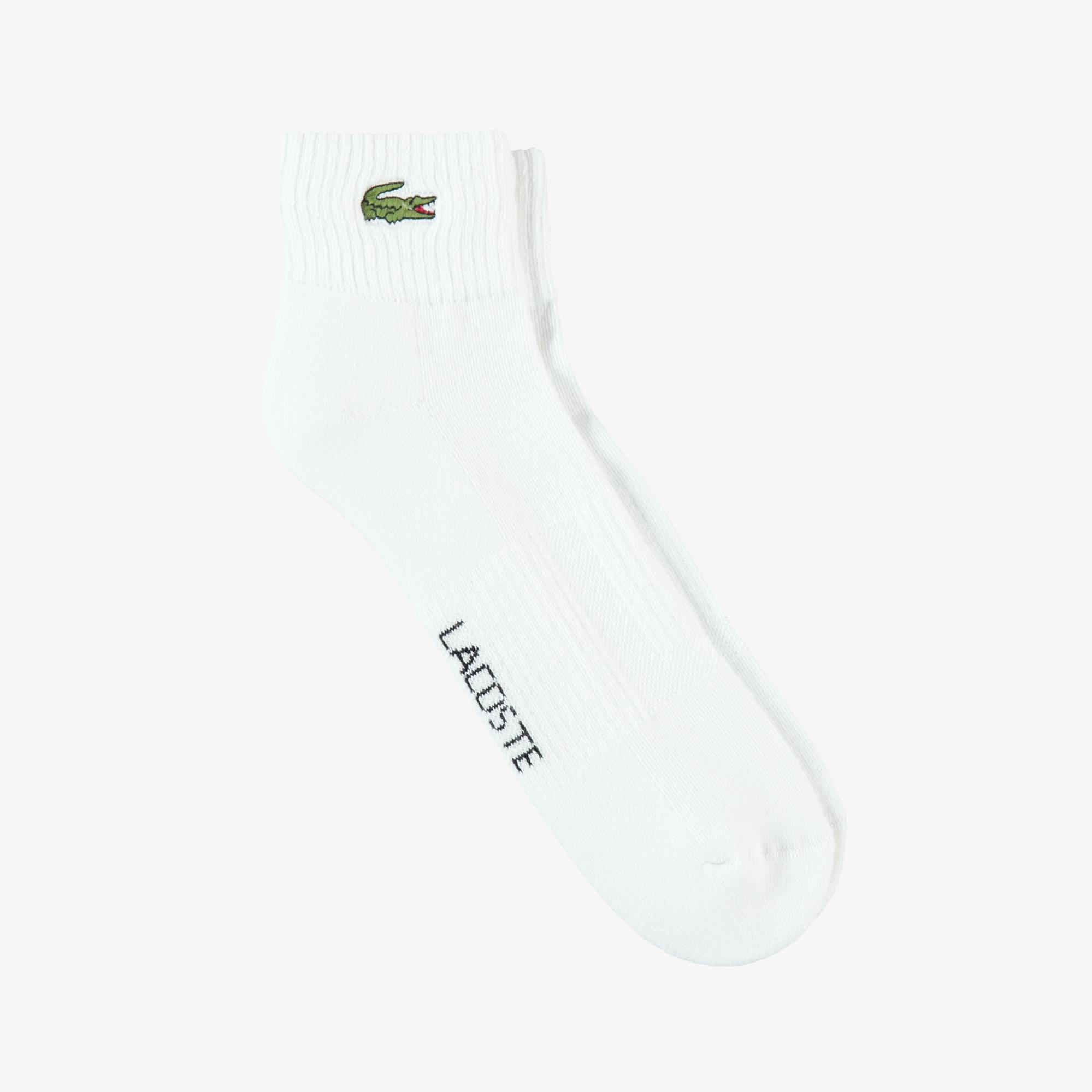 Lacoste Unisex Beyaz Çorap