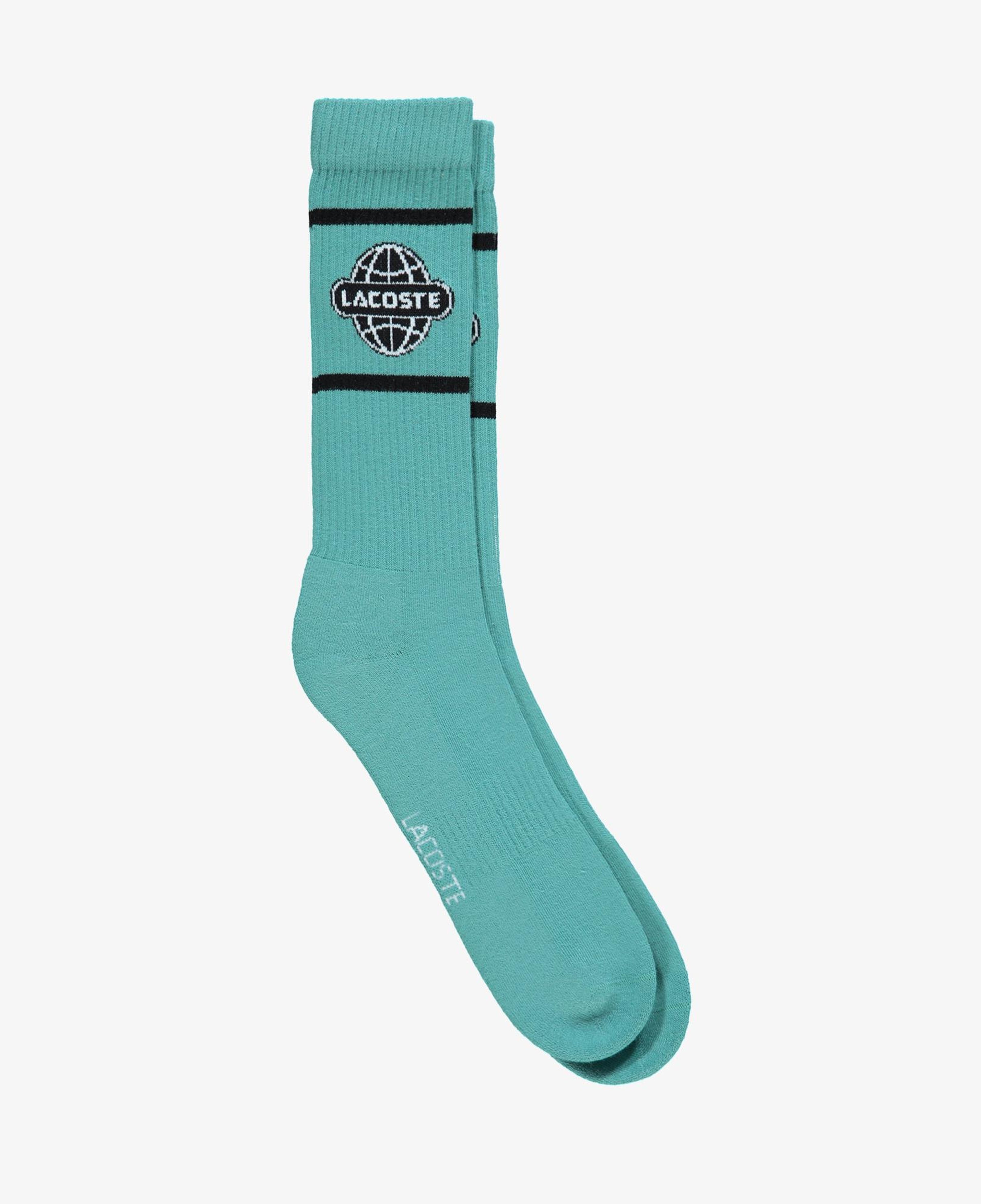 Lacoste Unisex Baskılı Açık Yeşil Çorap