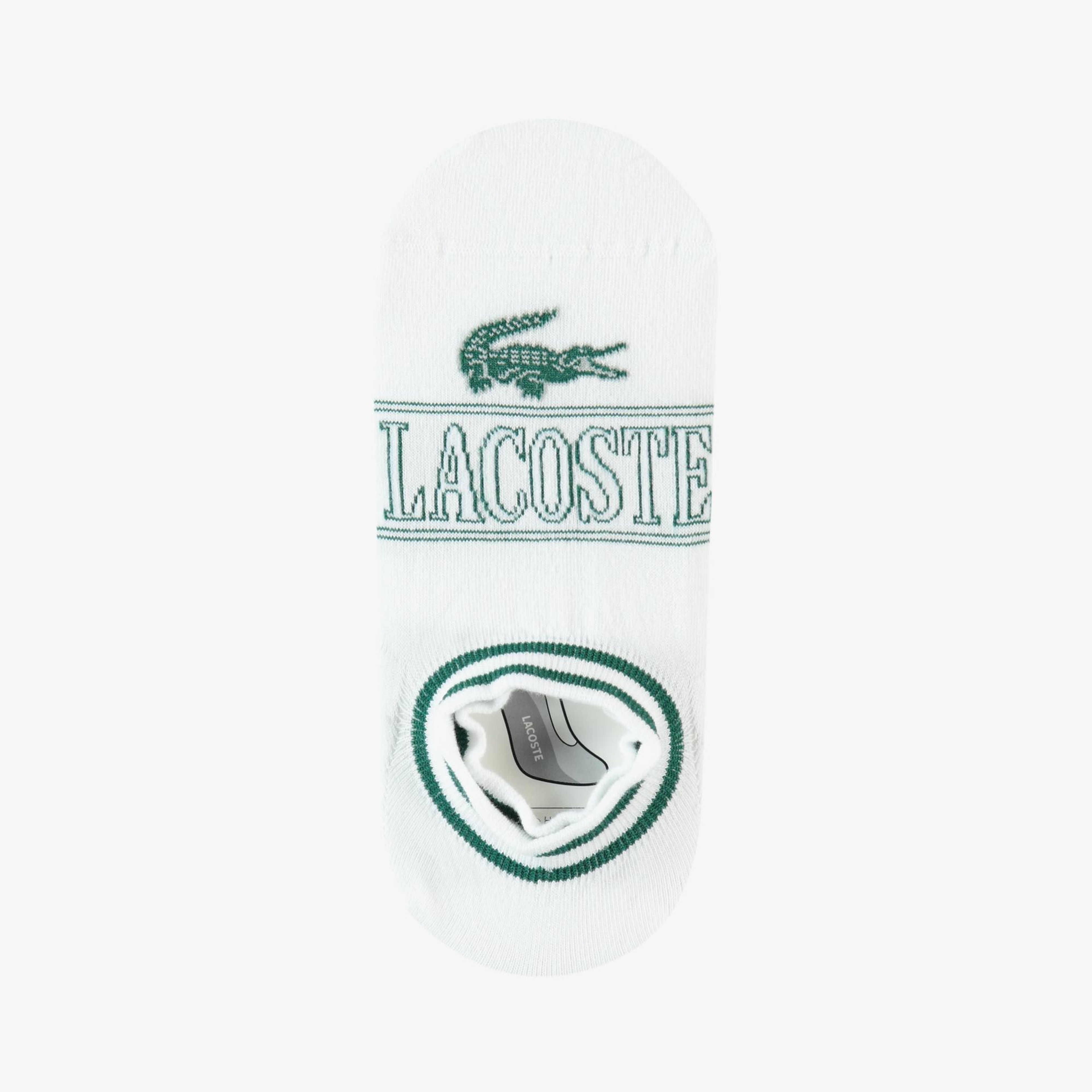 Lacoste Erkek Baskılı Beyaz Çorap