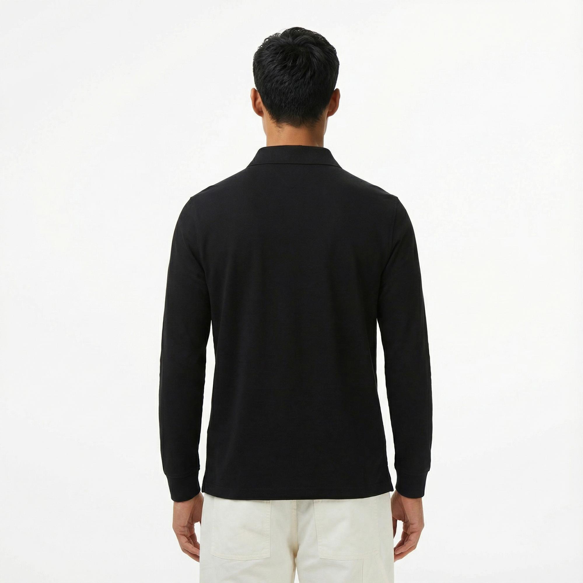 Tommy Hilfiger 1985 Regular Erkek Siyah Polo Yaka T-Shirt