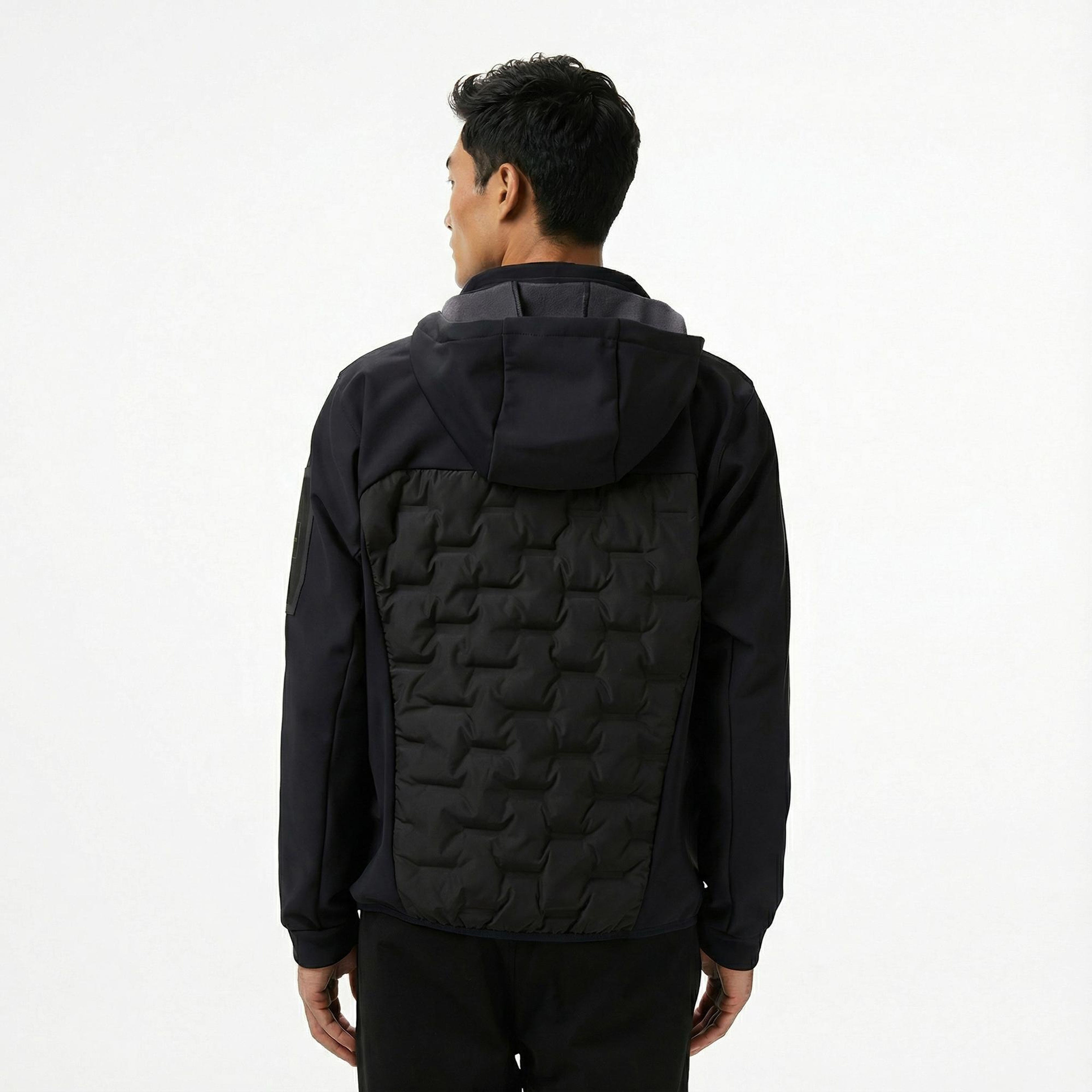 Boss Down Hybrid Erkek Siyah Ceket