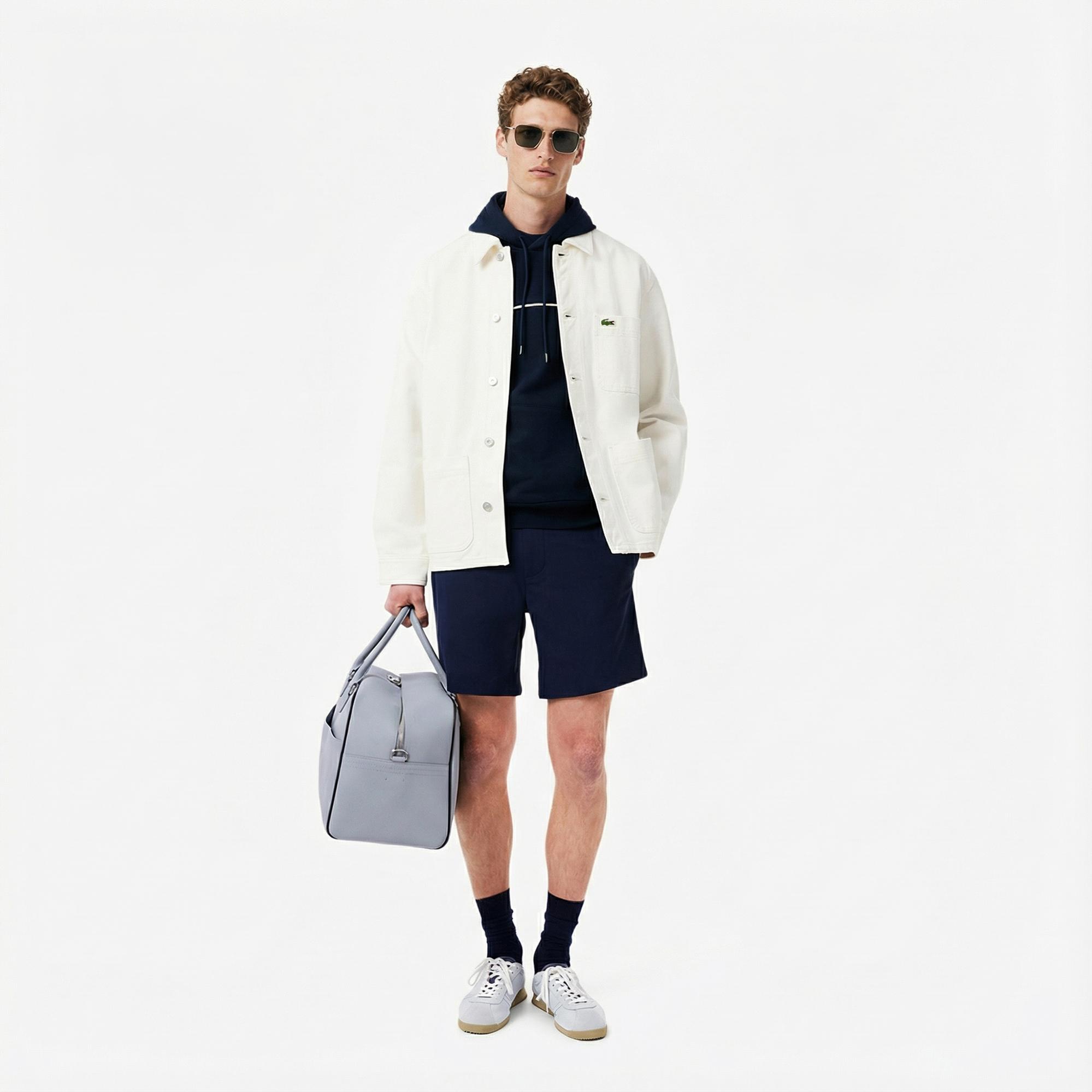 Lacoste Erkek Classic Fit Kapüşonlu Lacivert Sweatshirt