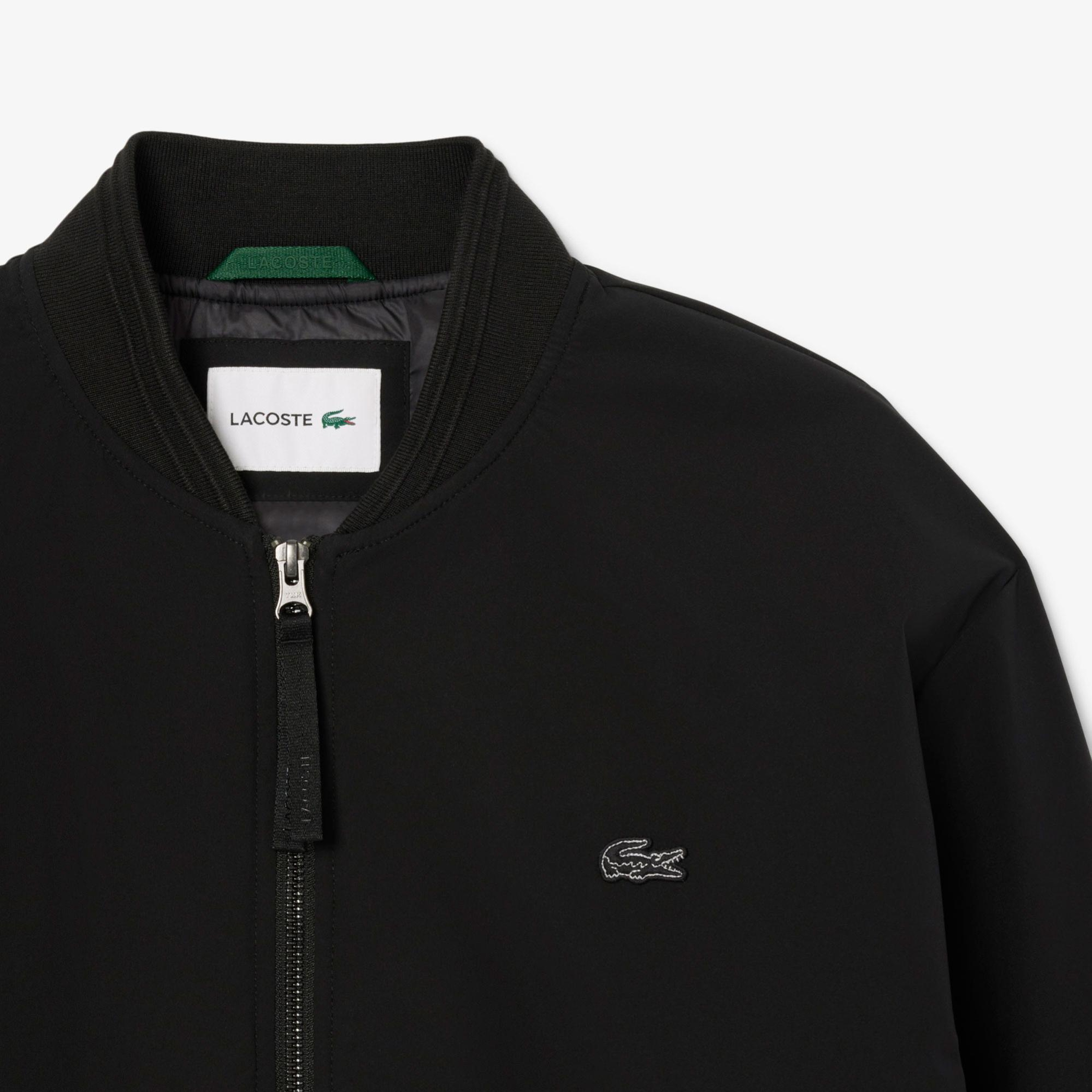 Lacoste Erkek Hakim Yaka Siyah Bomber Ceket