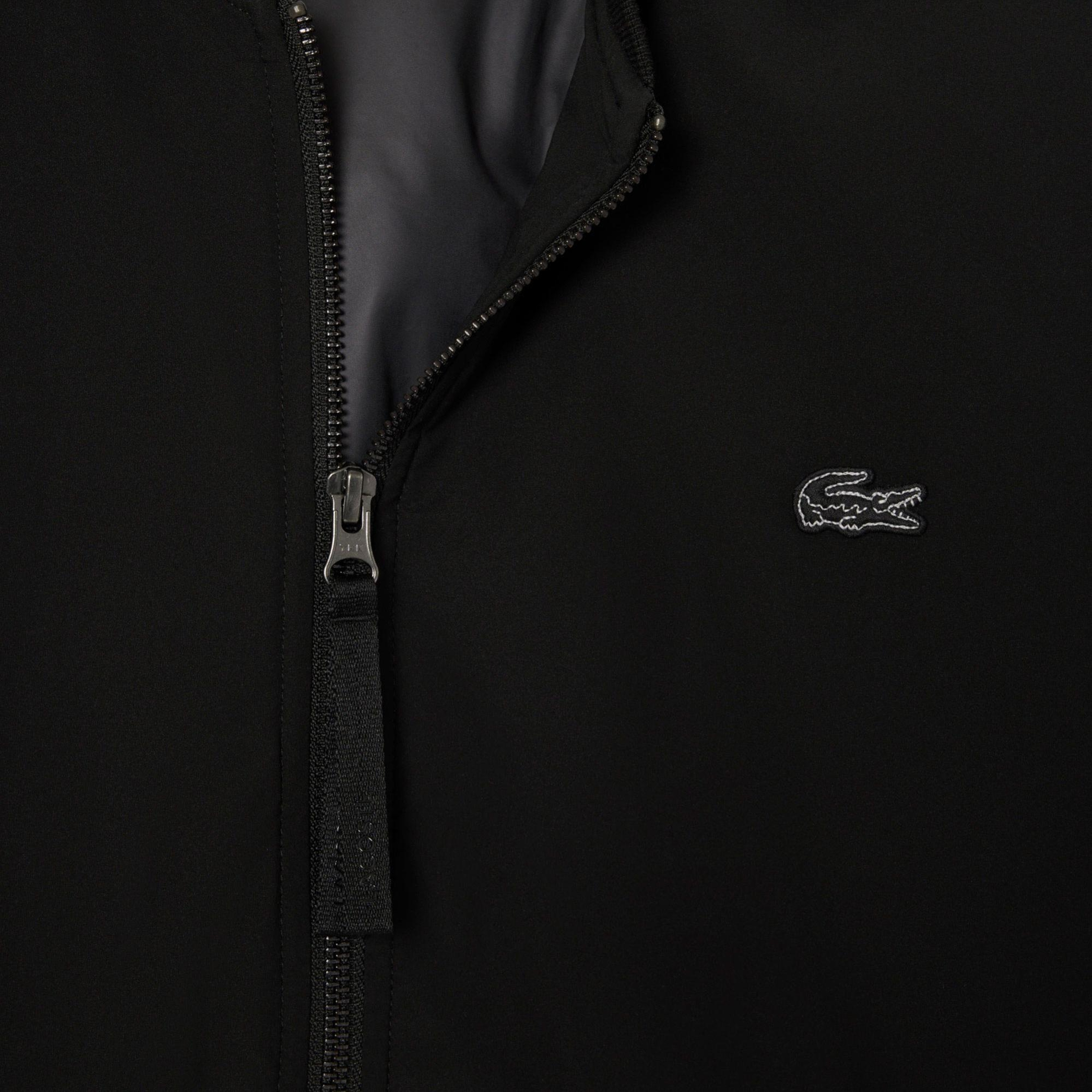 Lacoste Erkek Hakim Yaka Siyah Bomber Ceket