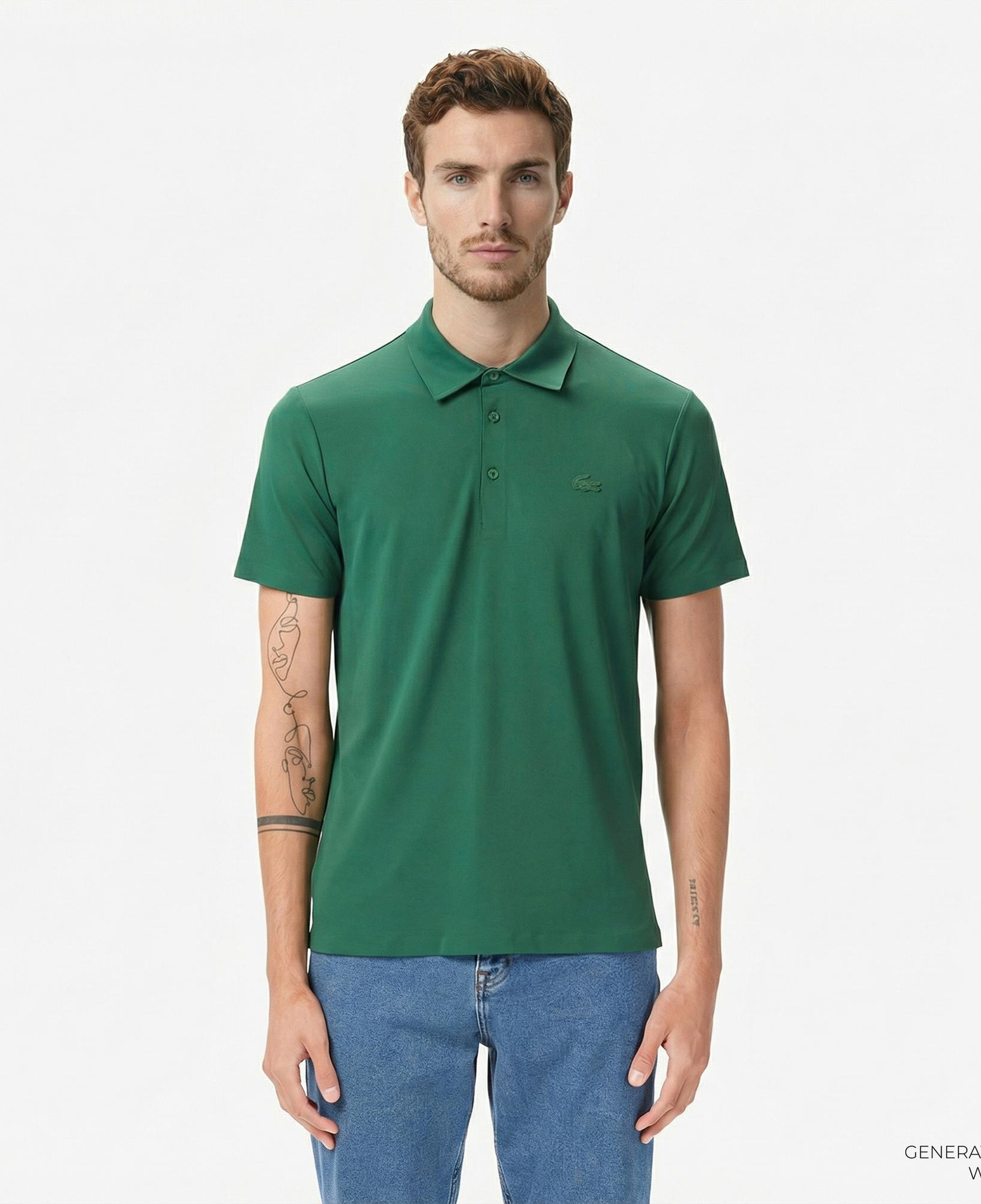 Lacoste Erkek Regular Fit Yeşil Polo