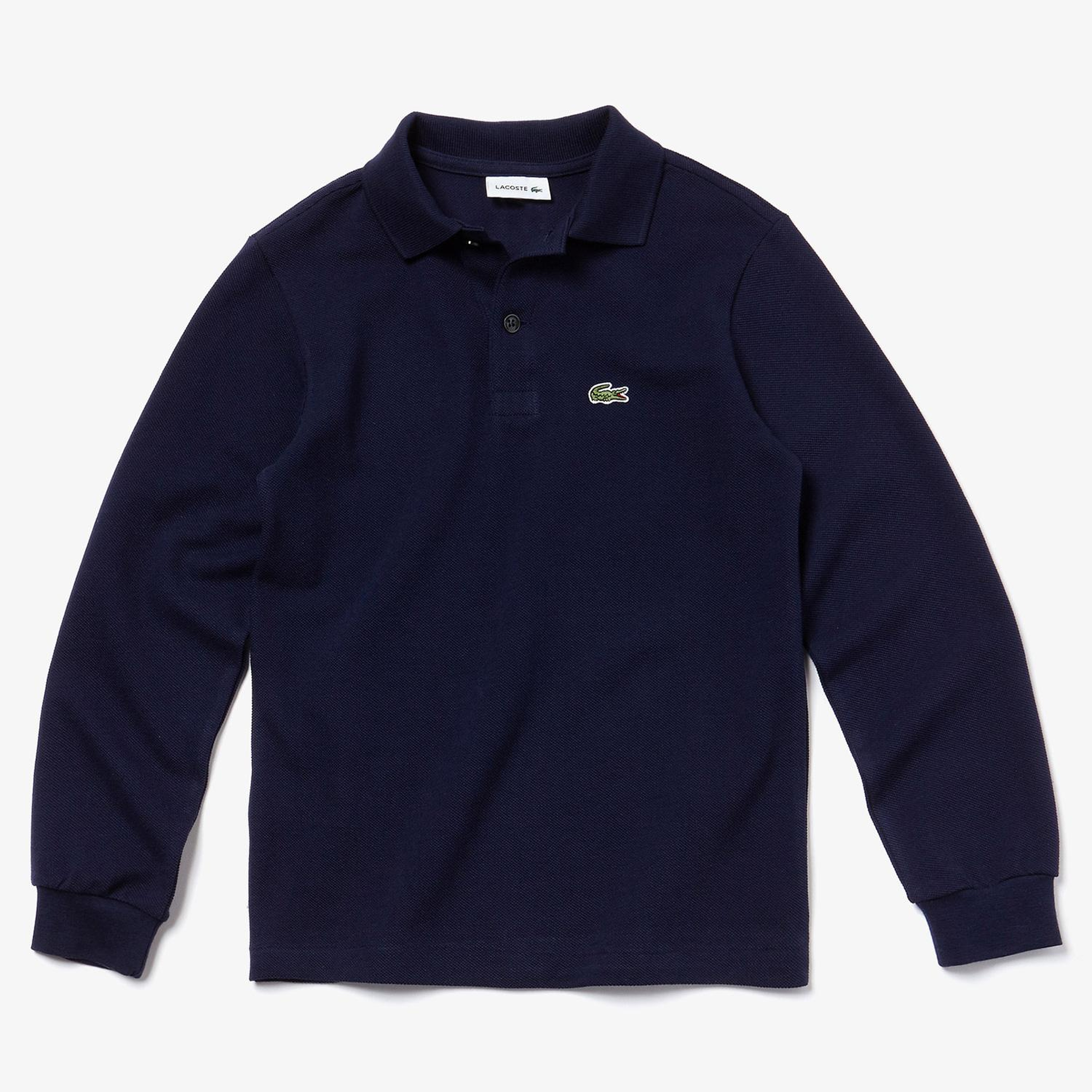 Lacoste Erkek Çocuk Regular Fit Uzun Kollu Lacivert Polo