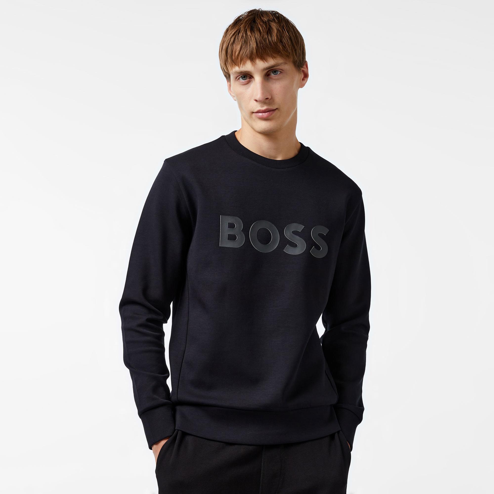 Boss Erkek Siyah Sweatshirt