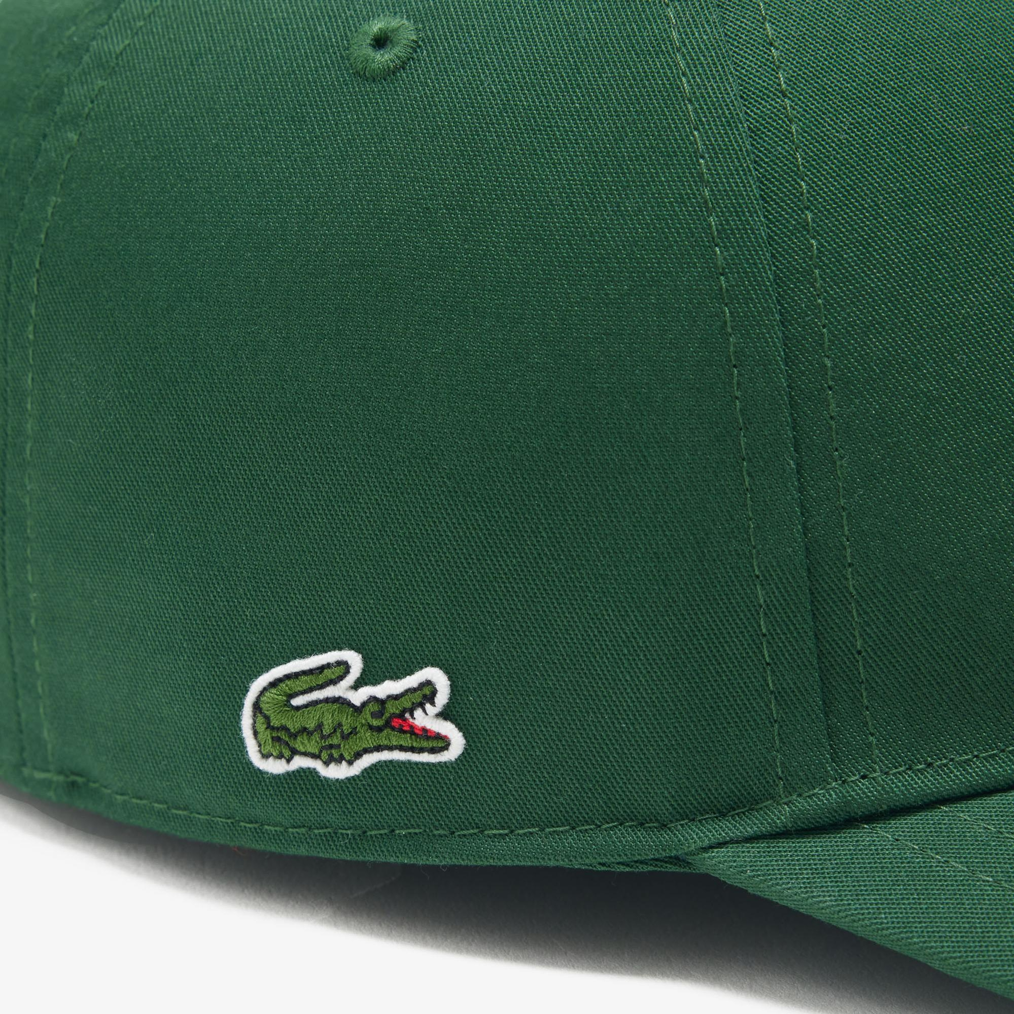Lacoste Unisex Baskılı Yeşil Şapka