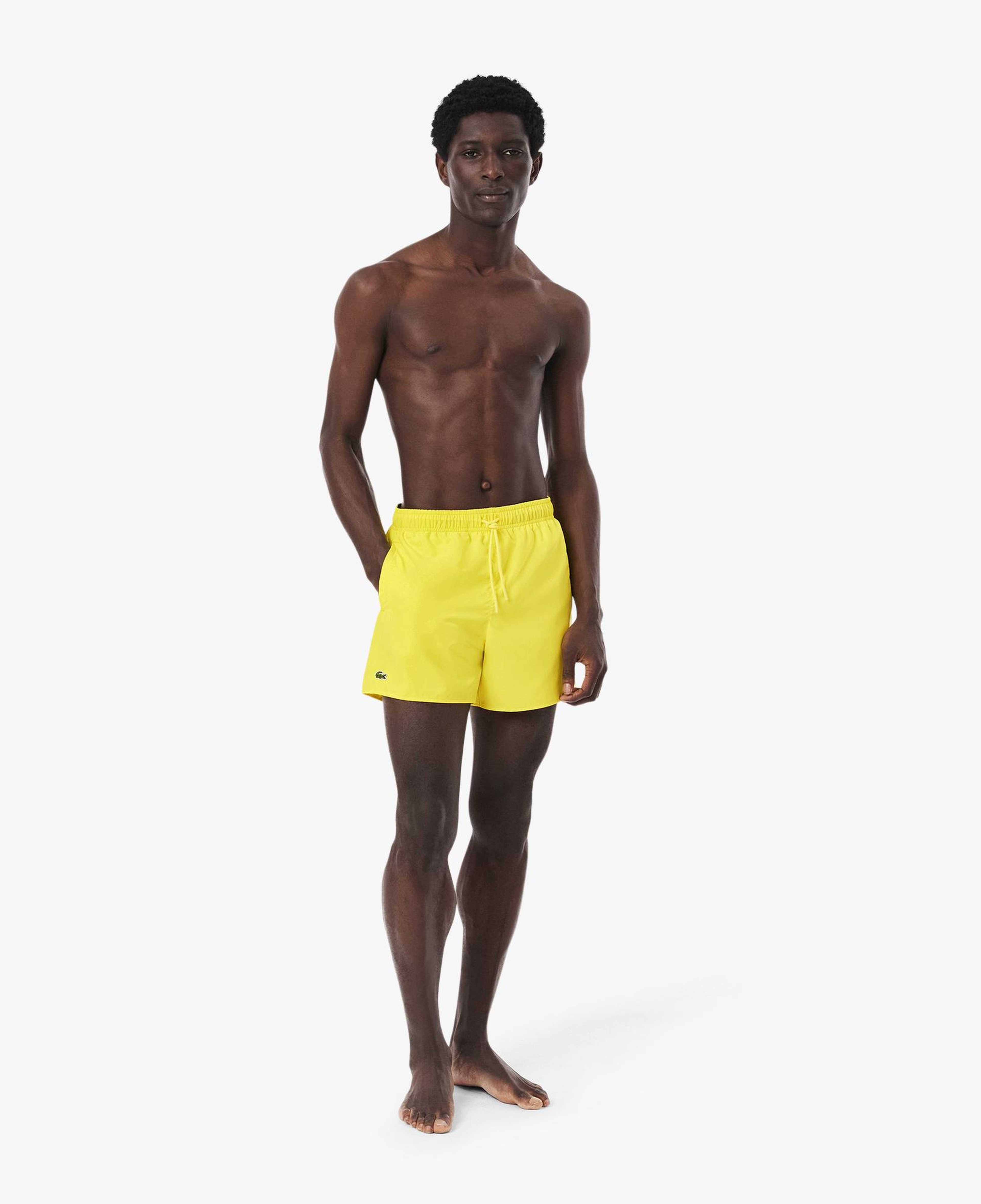 Lacoste Erkek Sarı Deniz Şortu