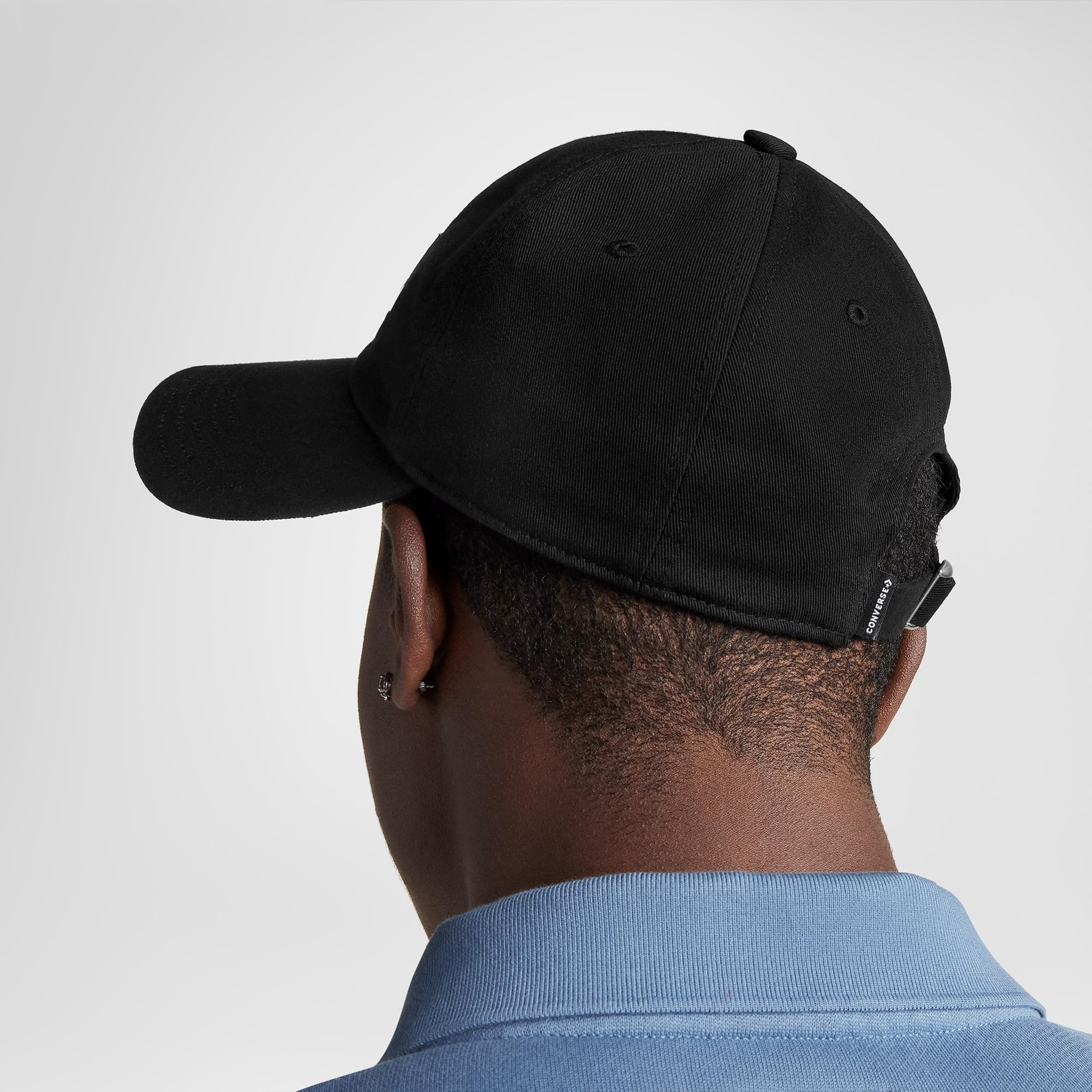 Converse Unisex Star Chevron Baseball Siyah Şapka