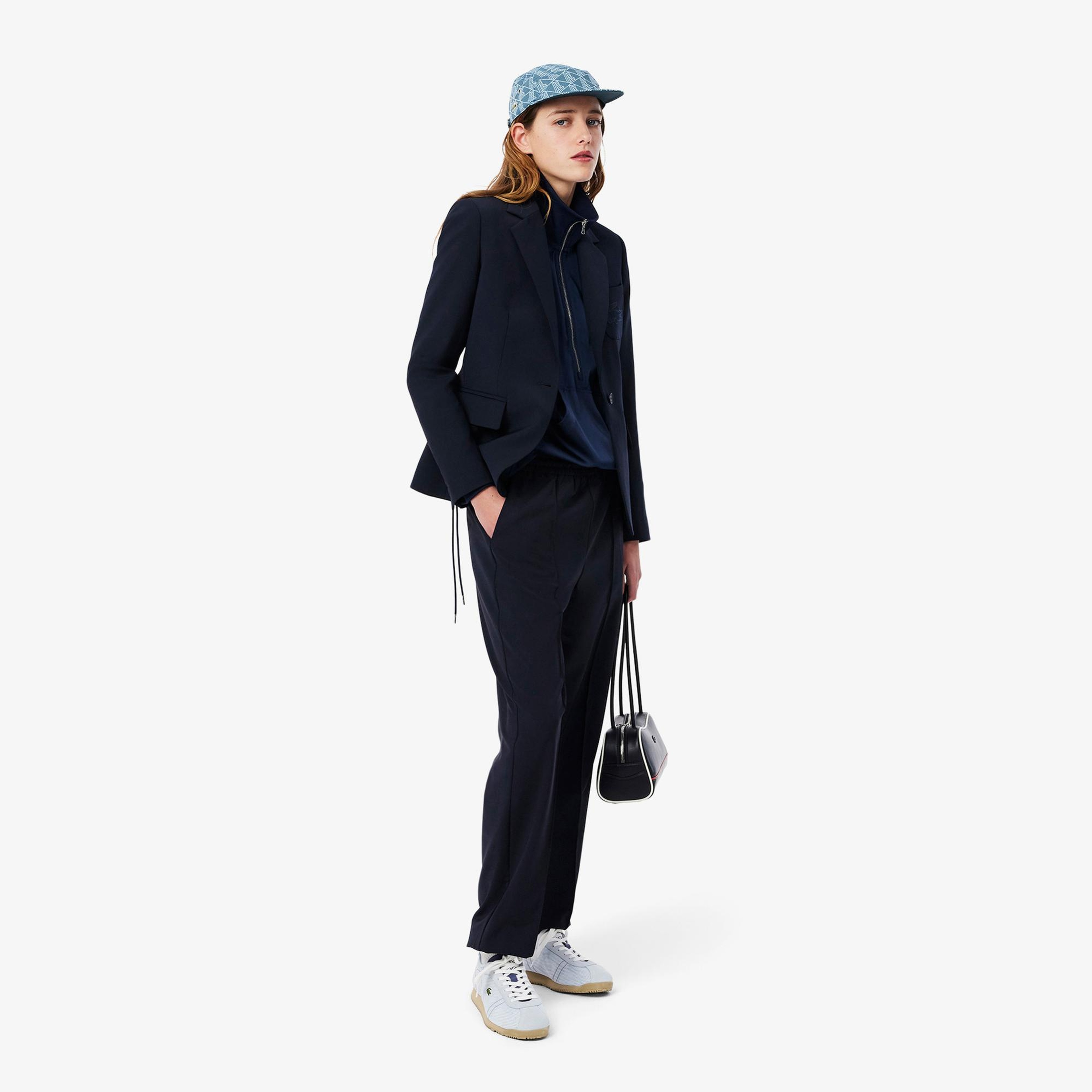 Lacoste Unisex Monogram Mavi Şapka