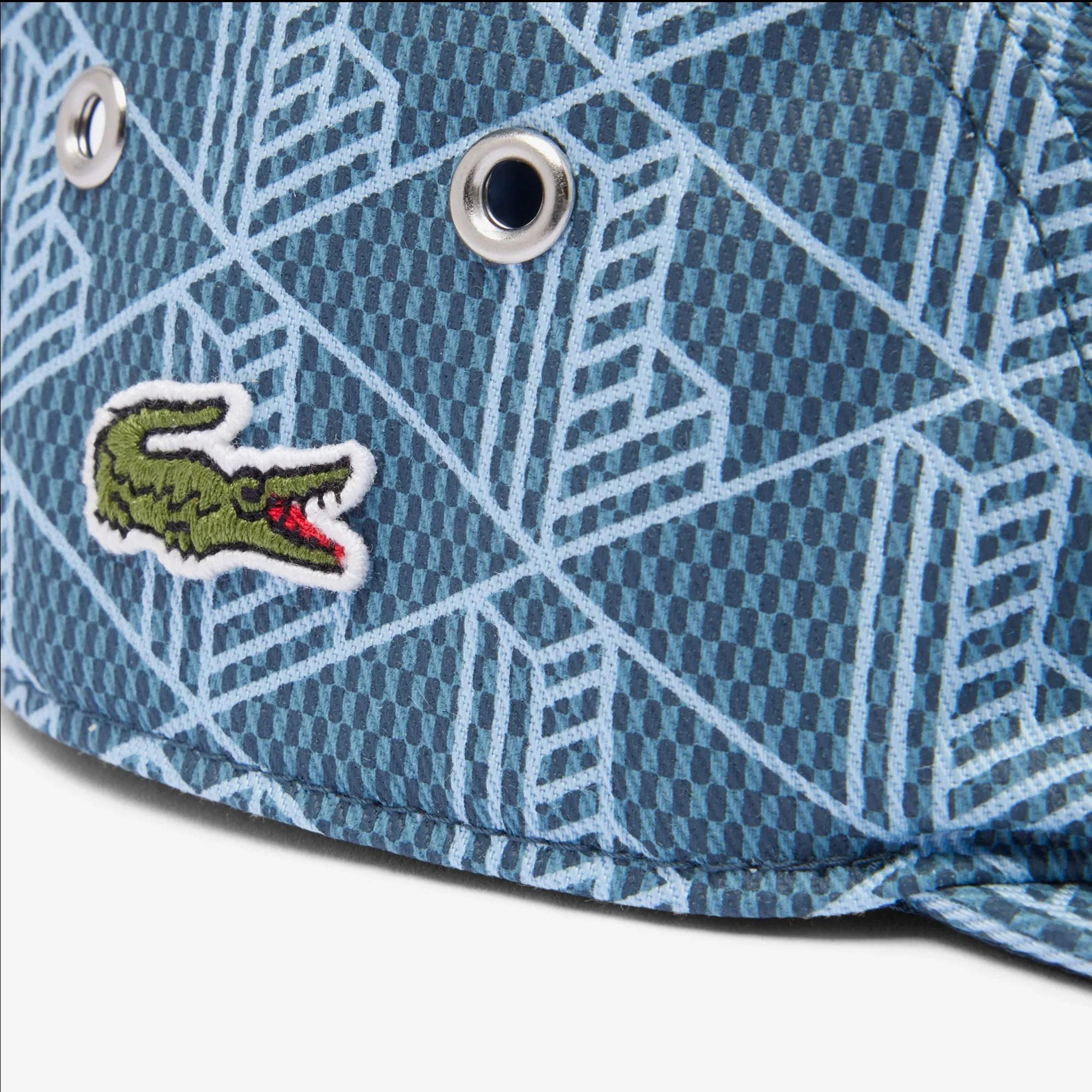 Lacoste Unisex Monogram Mavi Şapka
