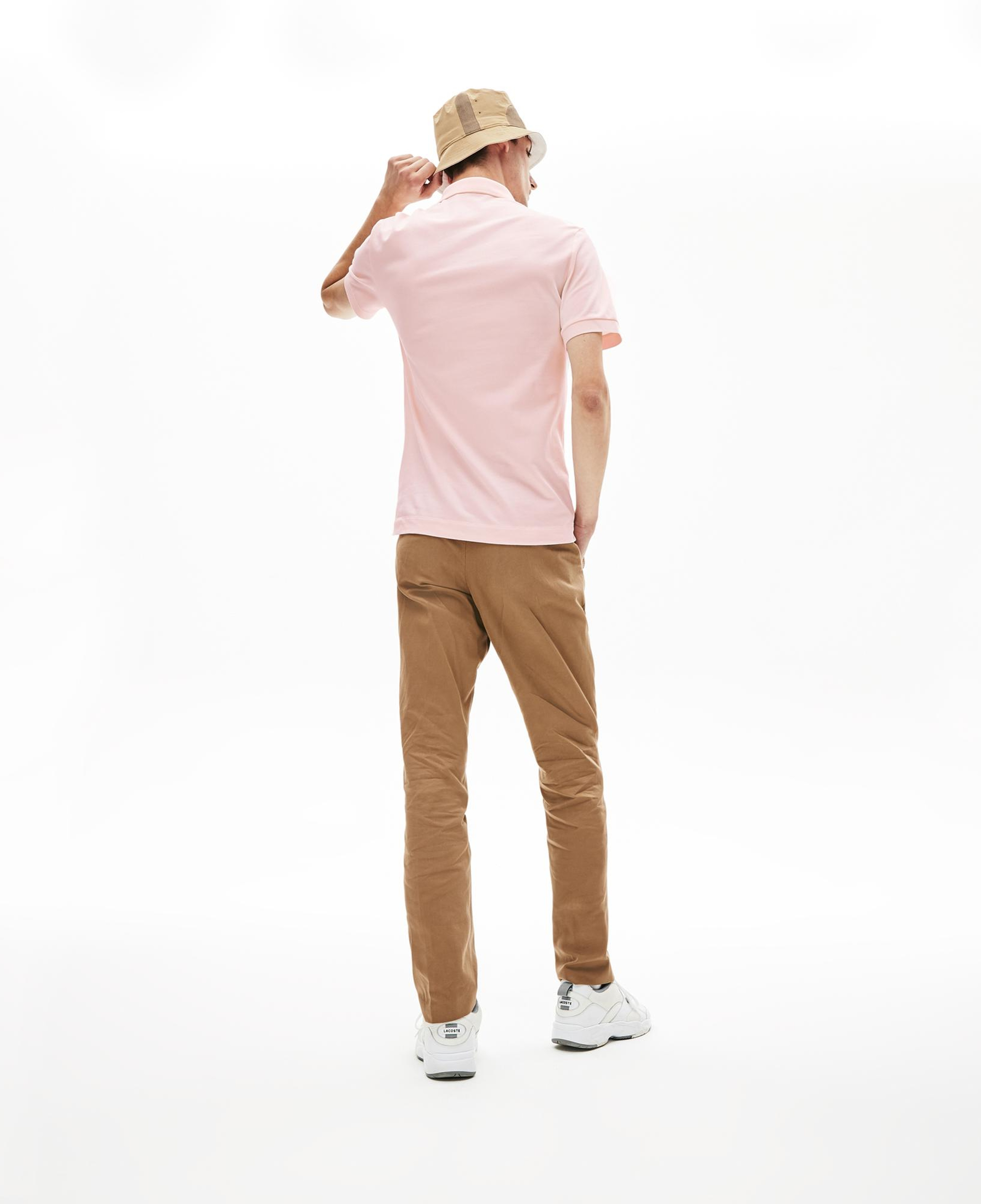 Erkek Regular Fit Pembe Paris Polo