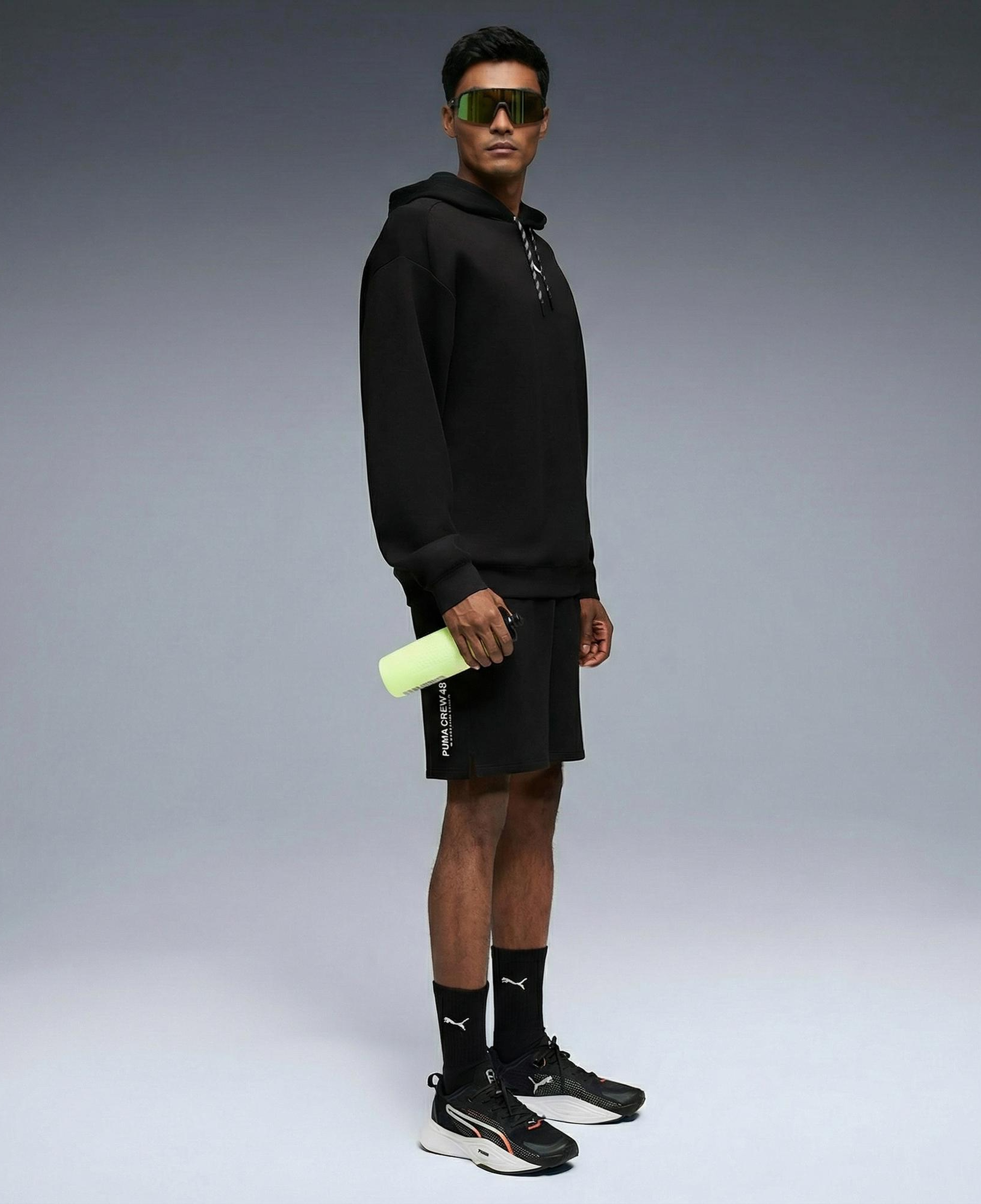 Puma Cloudspun Erkek Siyah Hoodie