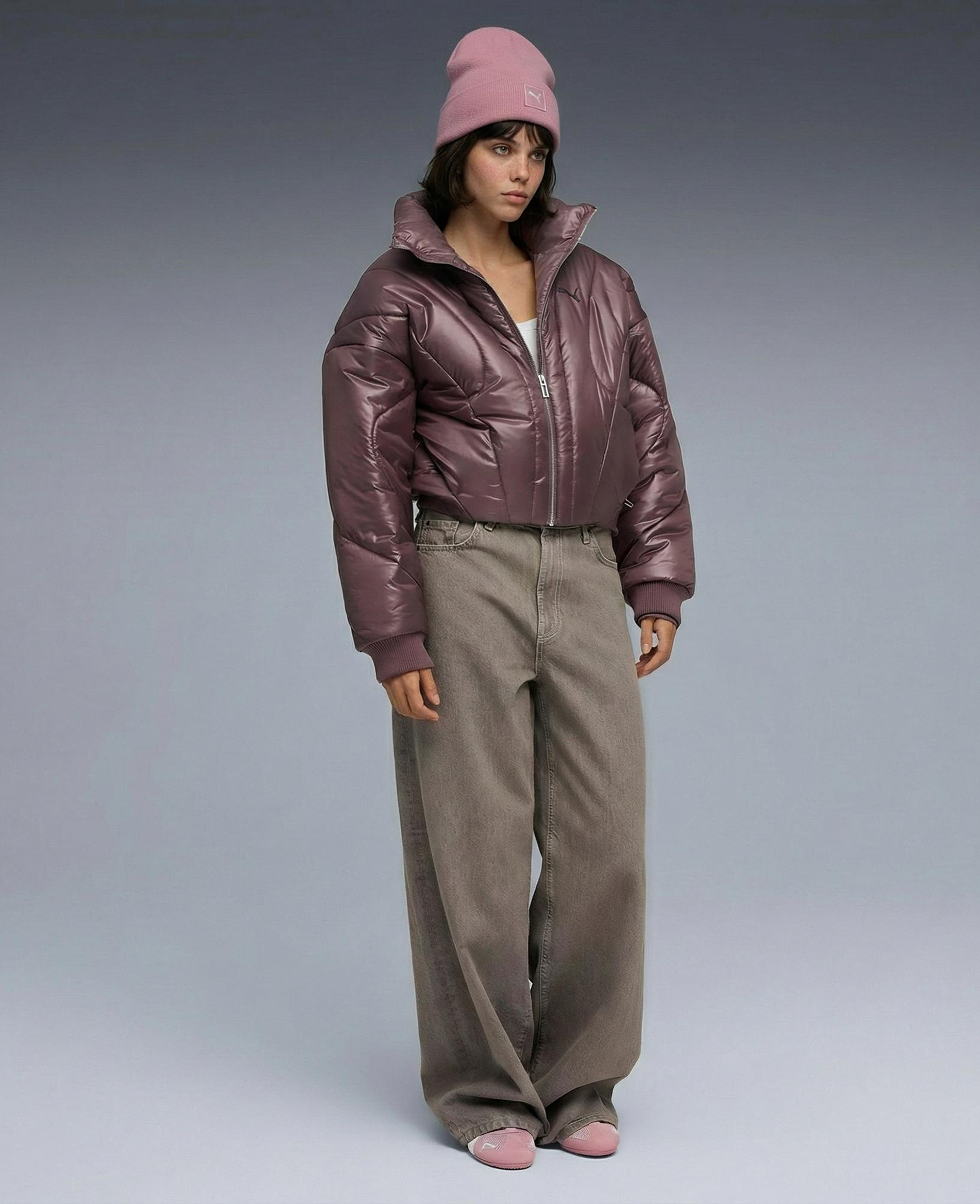 Puma Dare to Puffer Kadın Bordo Mont