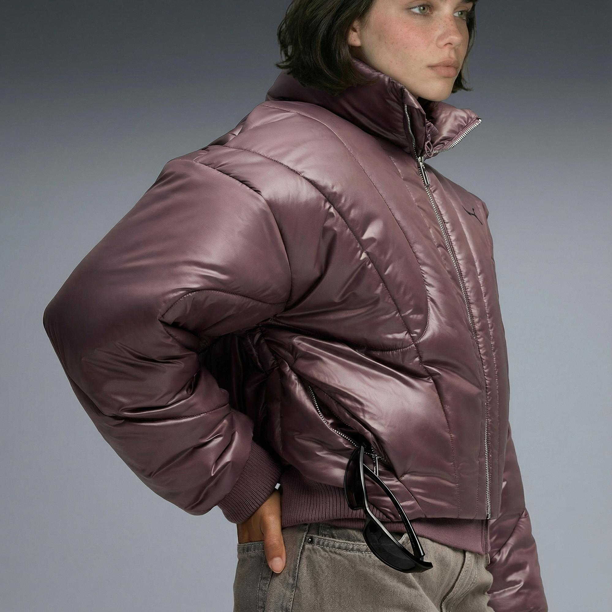 Puma Dare to Puffer Kadın Bordo Mont