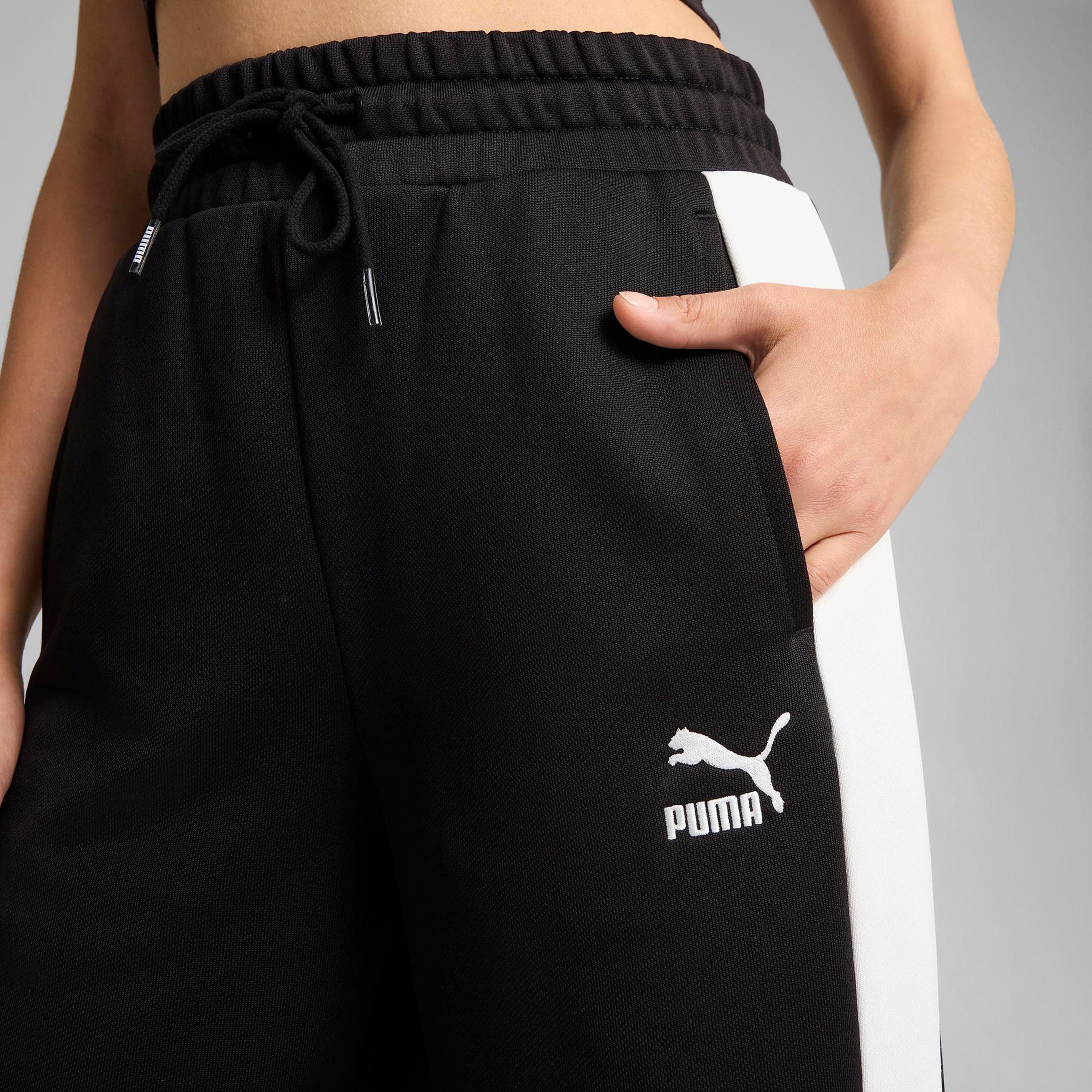 Puma Iconic T7 Track Kadın Siyah Eşofman Altı