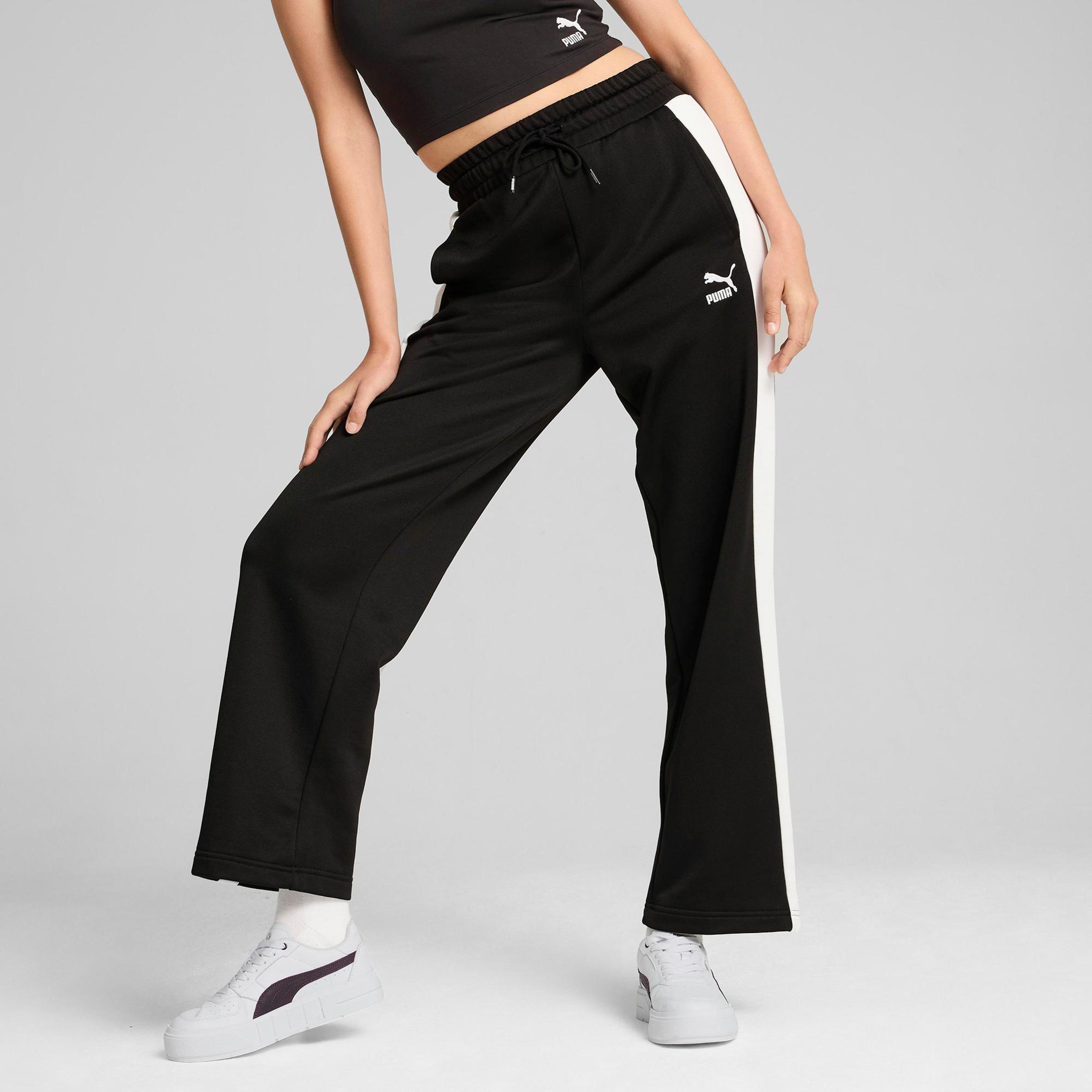 Puma Iconic T7 Track Kadın Siyah Eşofman Altı