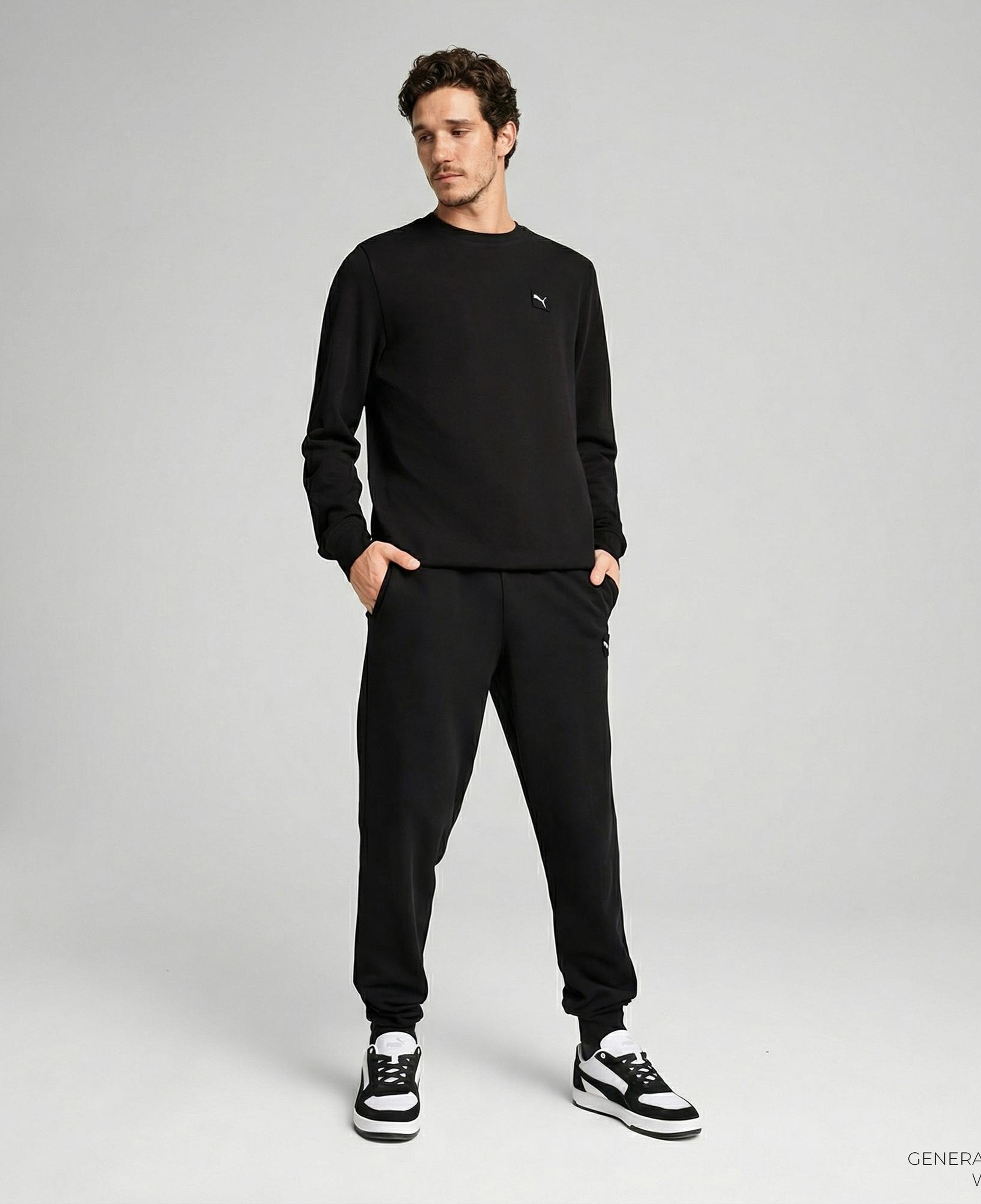 Puma Essential Elevated Erkek Siyah Eşofman Altı