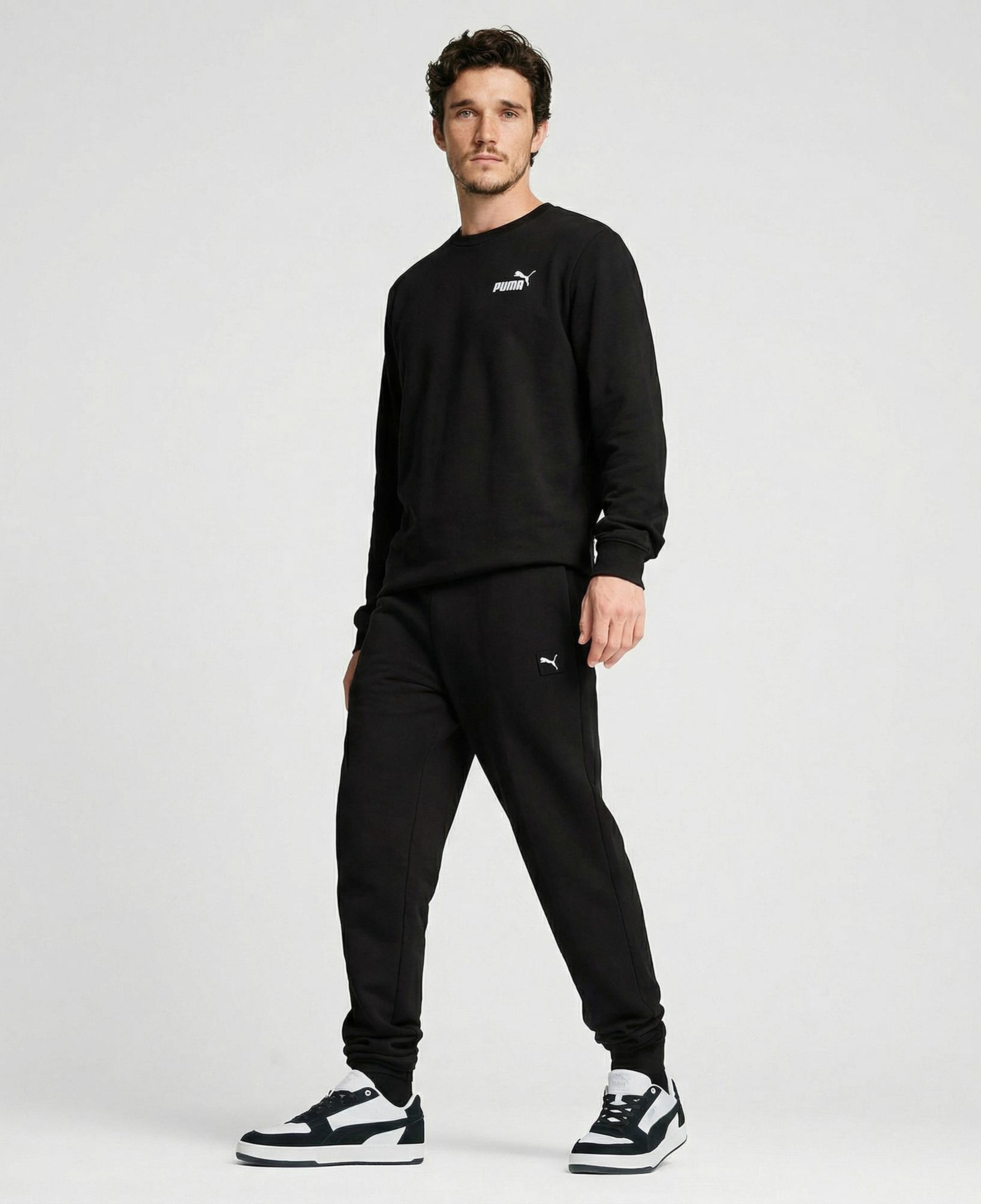 Puma Essential Elevated Erkek Siyah Eşofman Altı