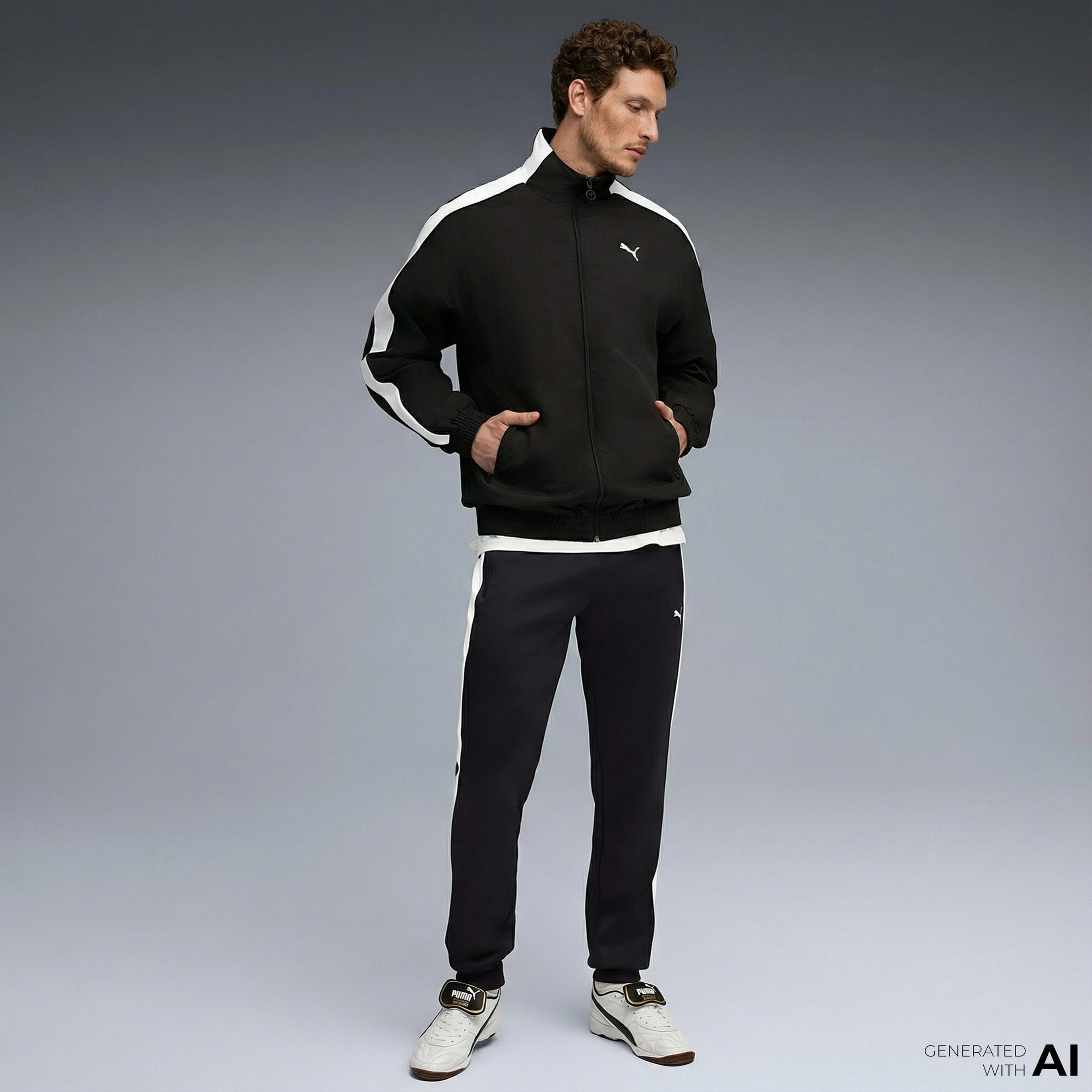 Puma T7 Always On Erkek Lacivert Eşofman Altı
