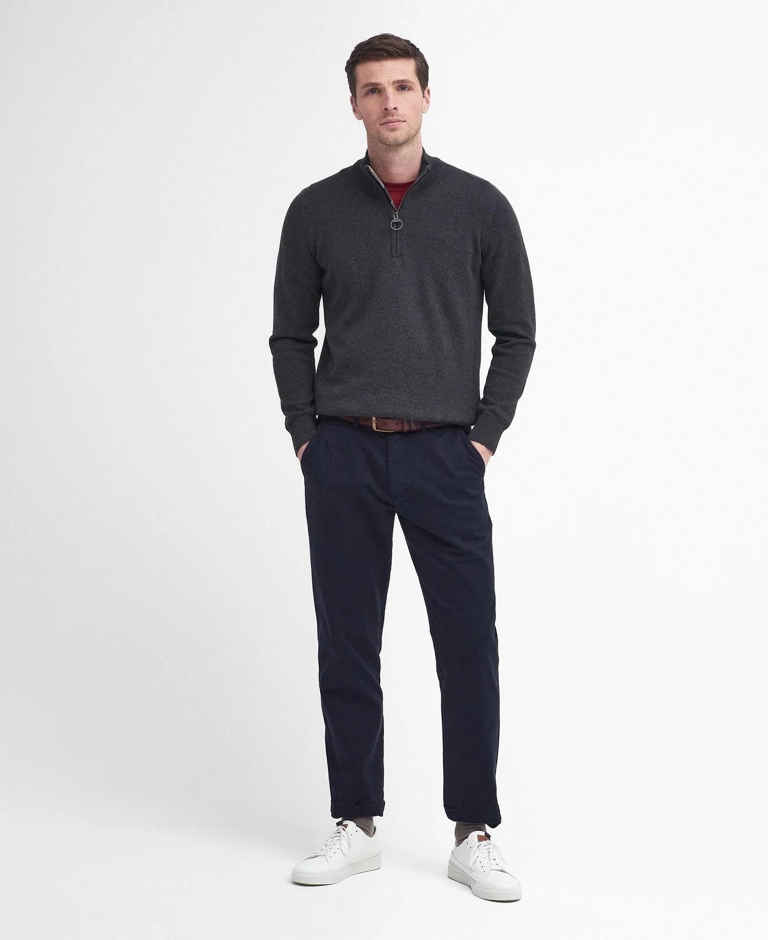 Barbour Washed Stretch Twill Fit Pantolon