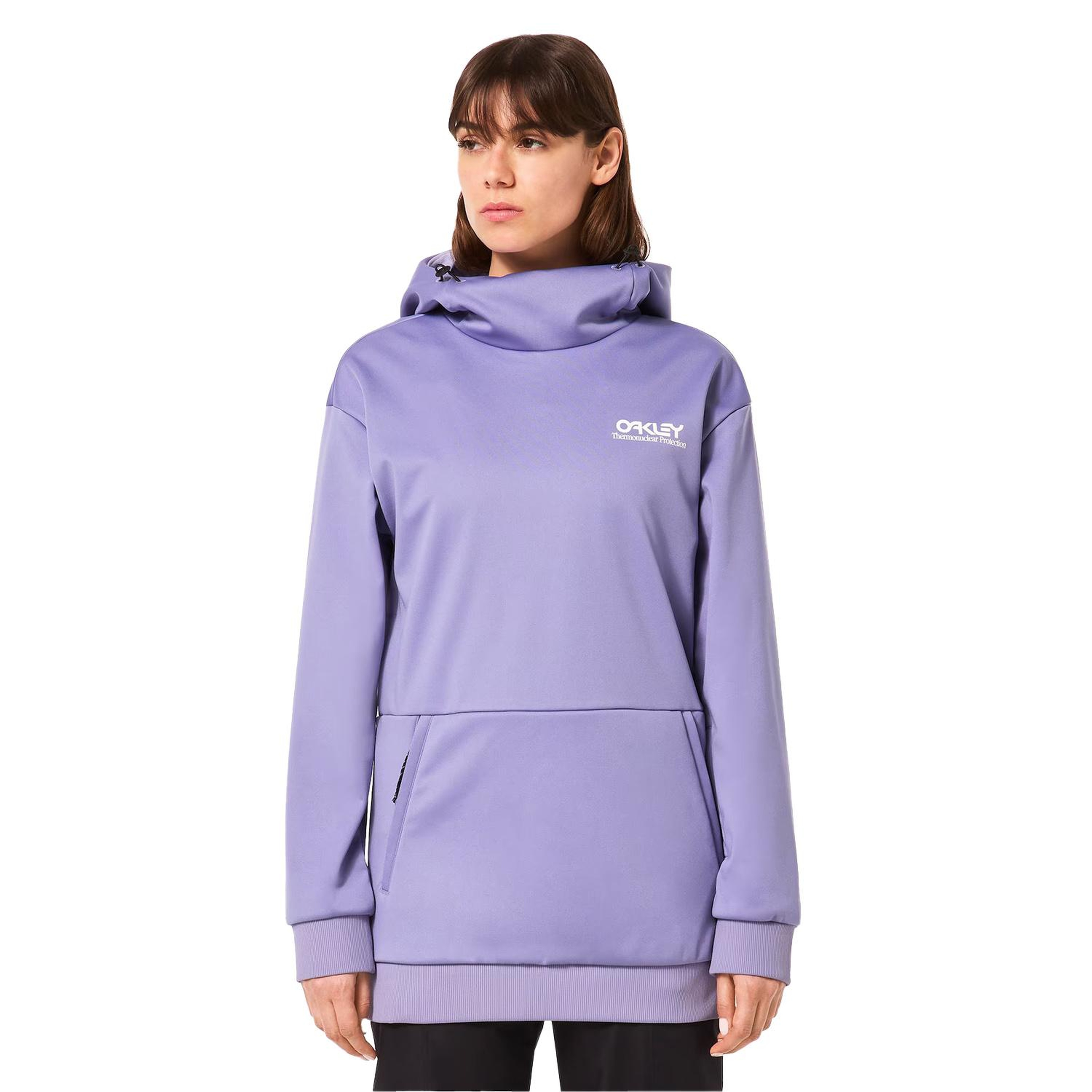 Oakley Park Rc Softshell Hoodie Kadın Mor Sweatshirt