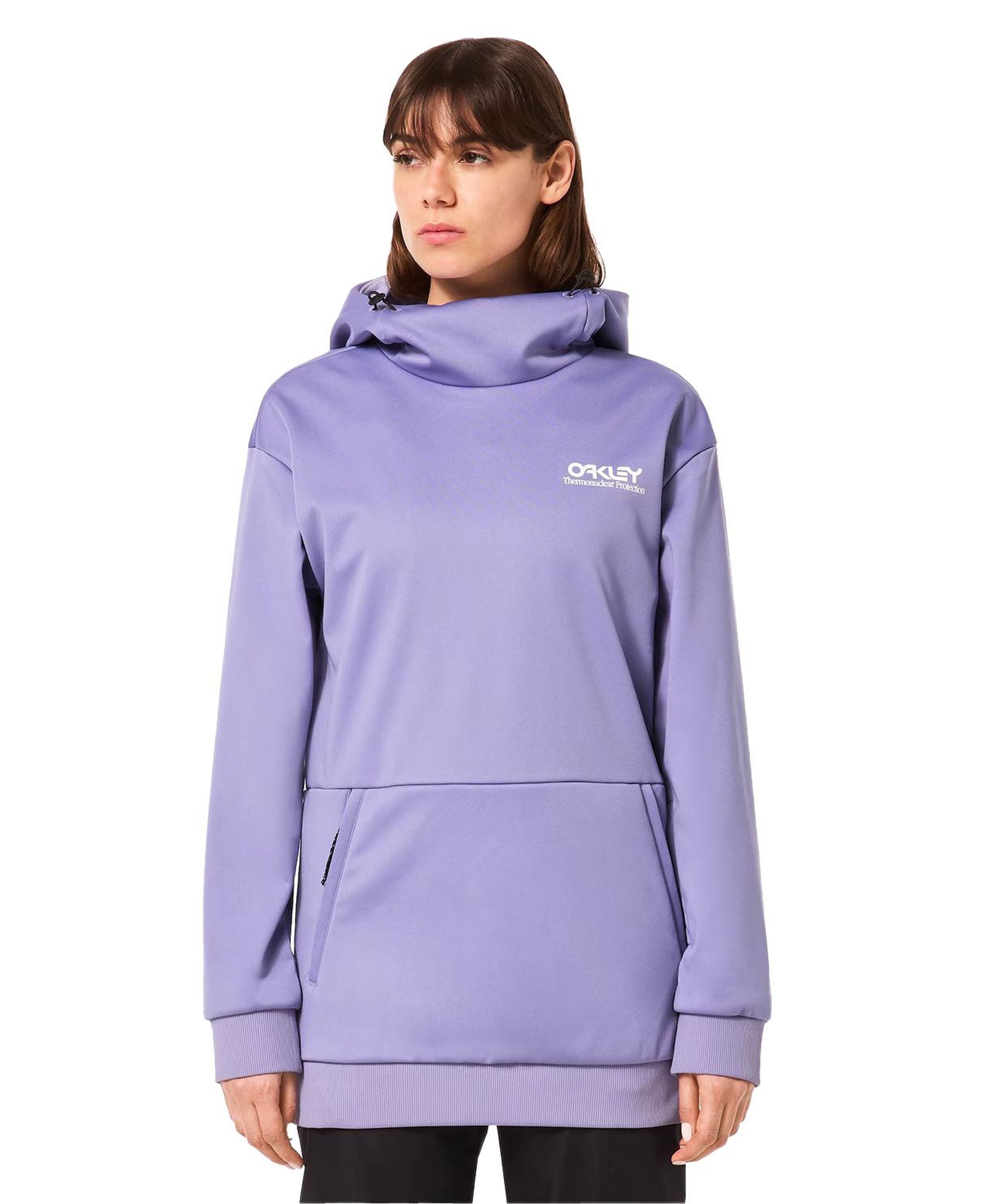Oakley Park Rc Softshell Hoodie Kadın Mor Sweatshirt