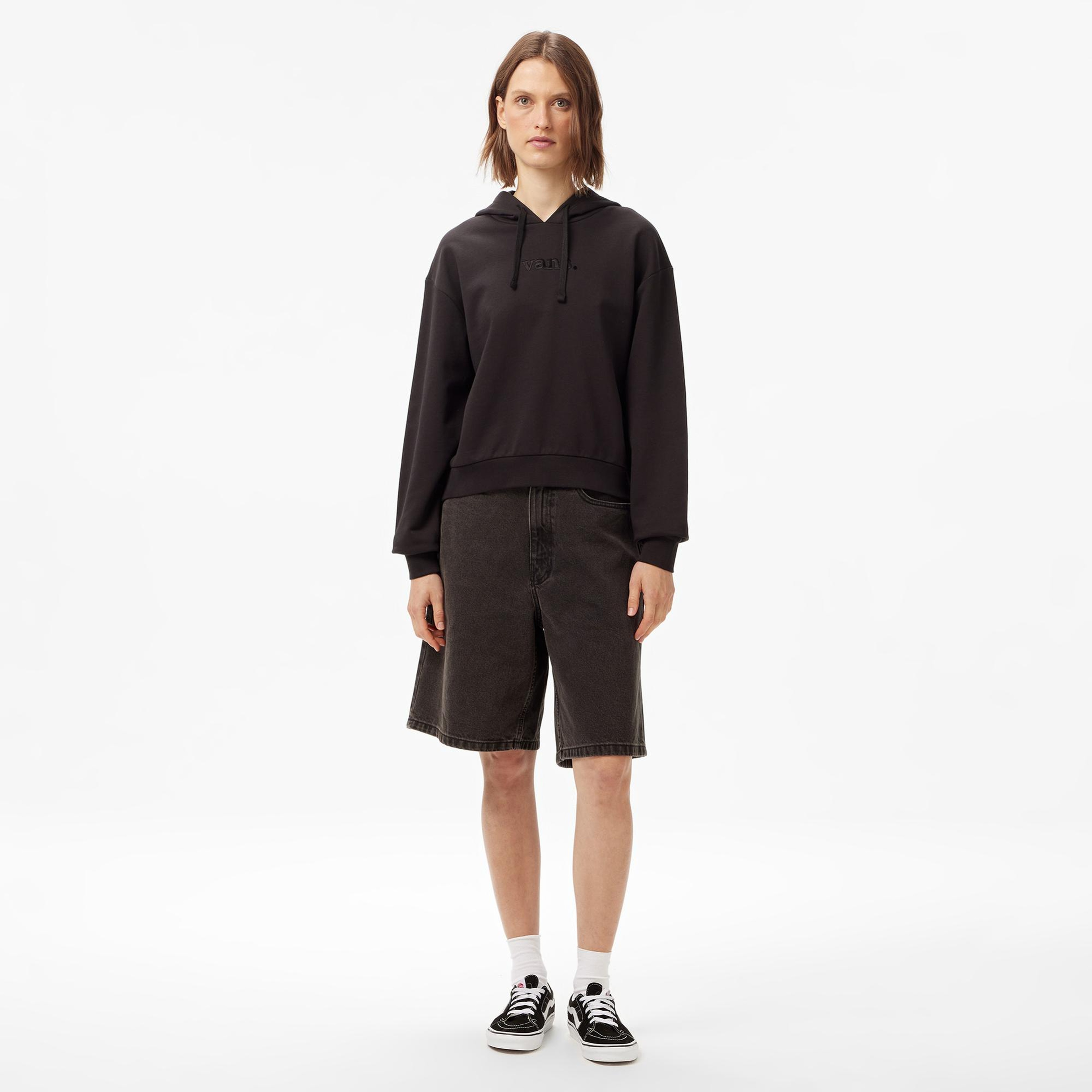 Vans Essential H-Ft Rlx Po Kadın Siyah Sweatshırt